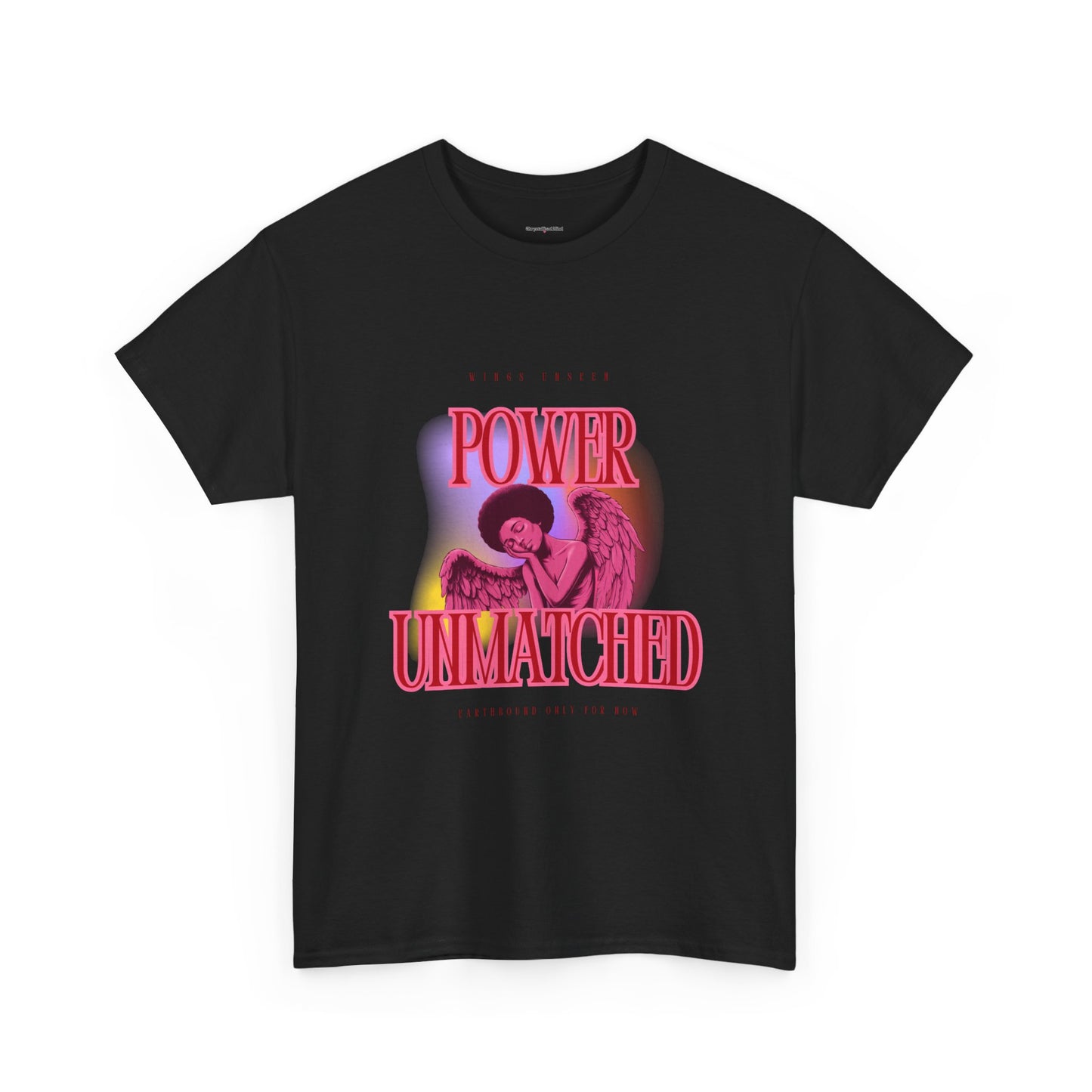 Power Unmatched- Unisex Heavy Cotton Tee - Inspirational Graphic T-Shirt