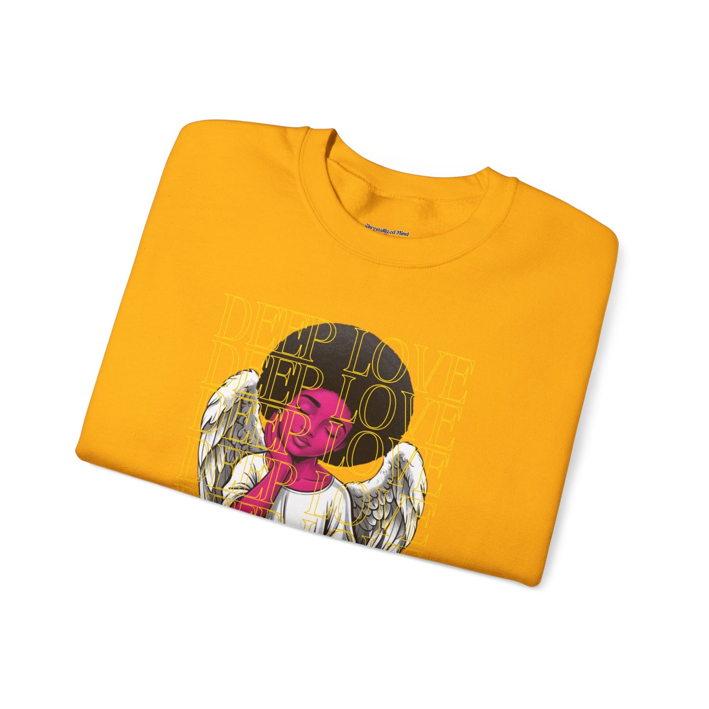 Deep Love Unisex Heavy Blend™ Crewneck Sweatshirt - Comfortable Casual Wear for Every Occasion
