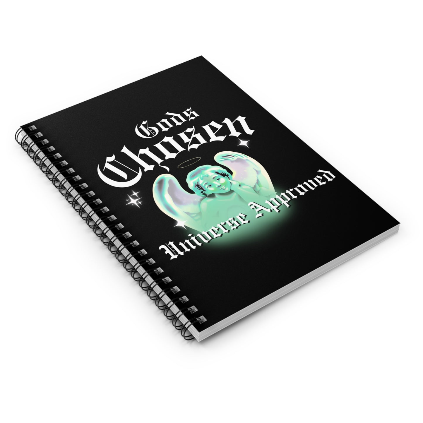 Ruled Line Spiral Notebook - Gods Chosen Universe Approved