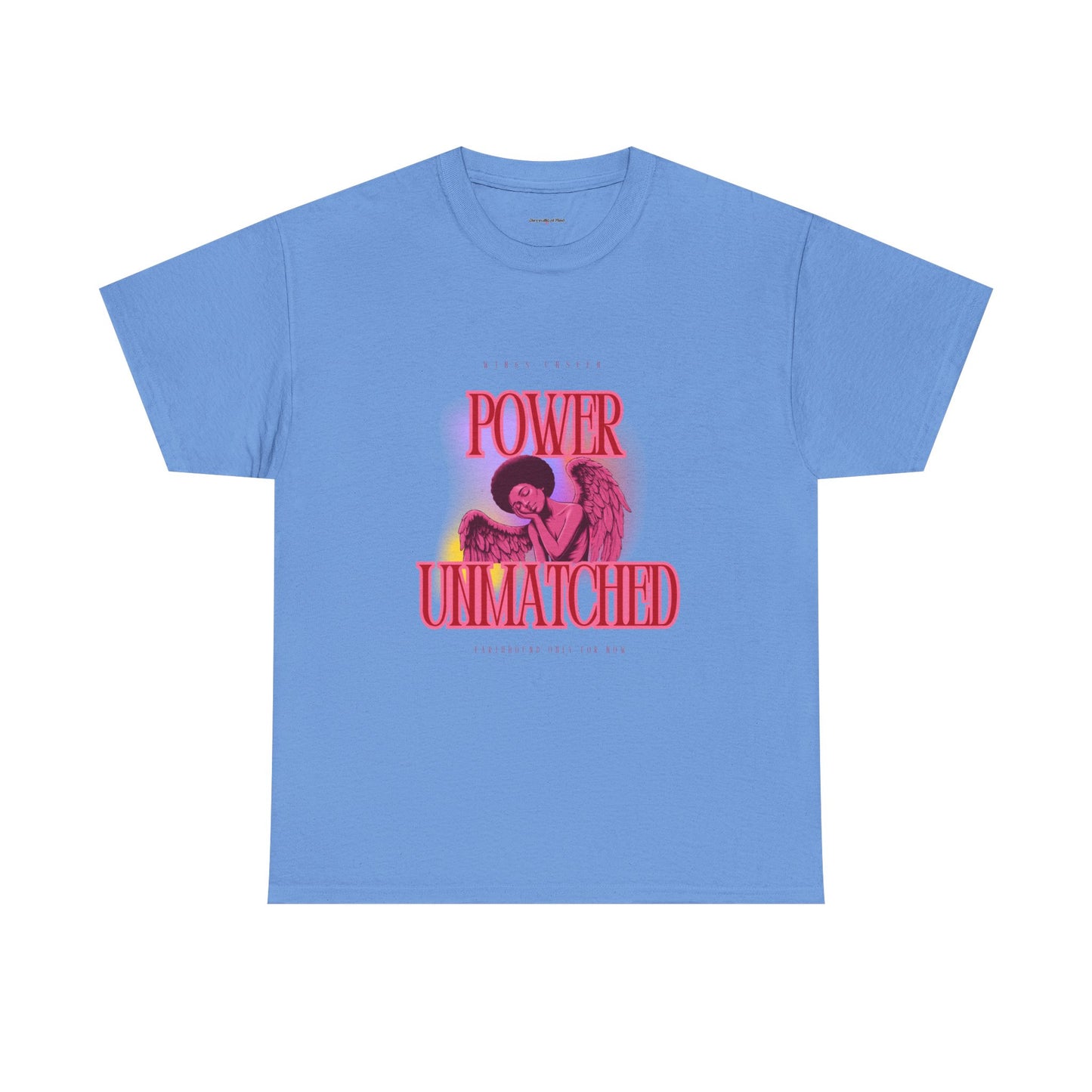 Power Unmatched- Unisex Heavy Cotton Tee - Inspirational Graphic T-Shirt