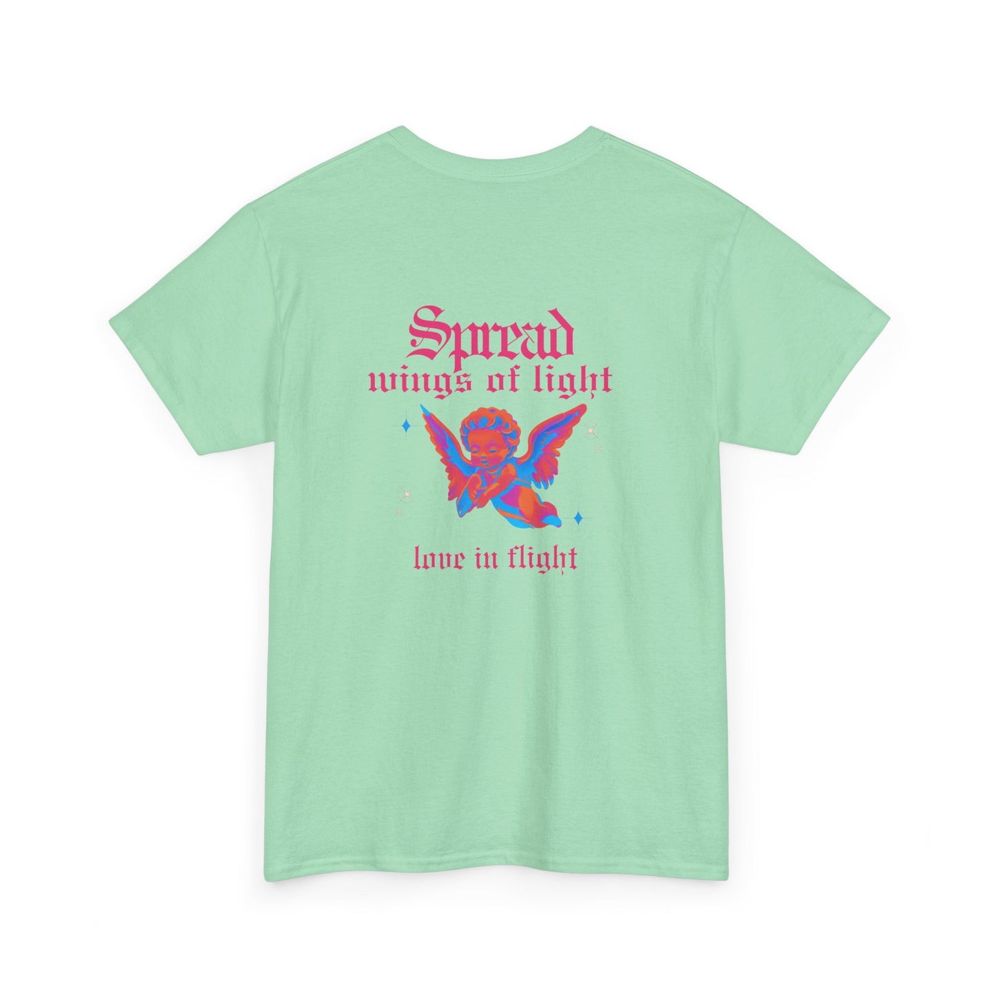 Angel Code Unisex Heavy Cotton Tee - Inspirational Graphic T-Shirt