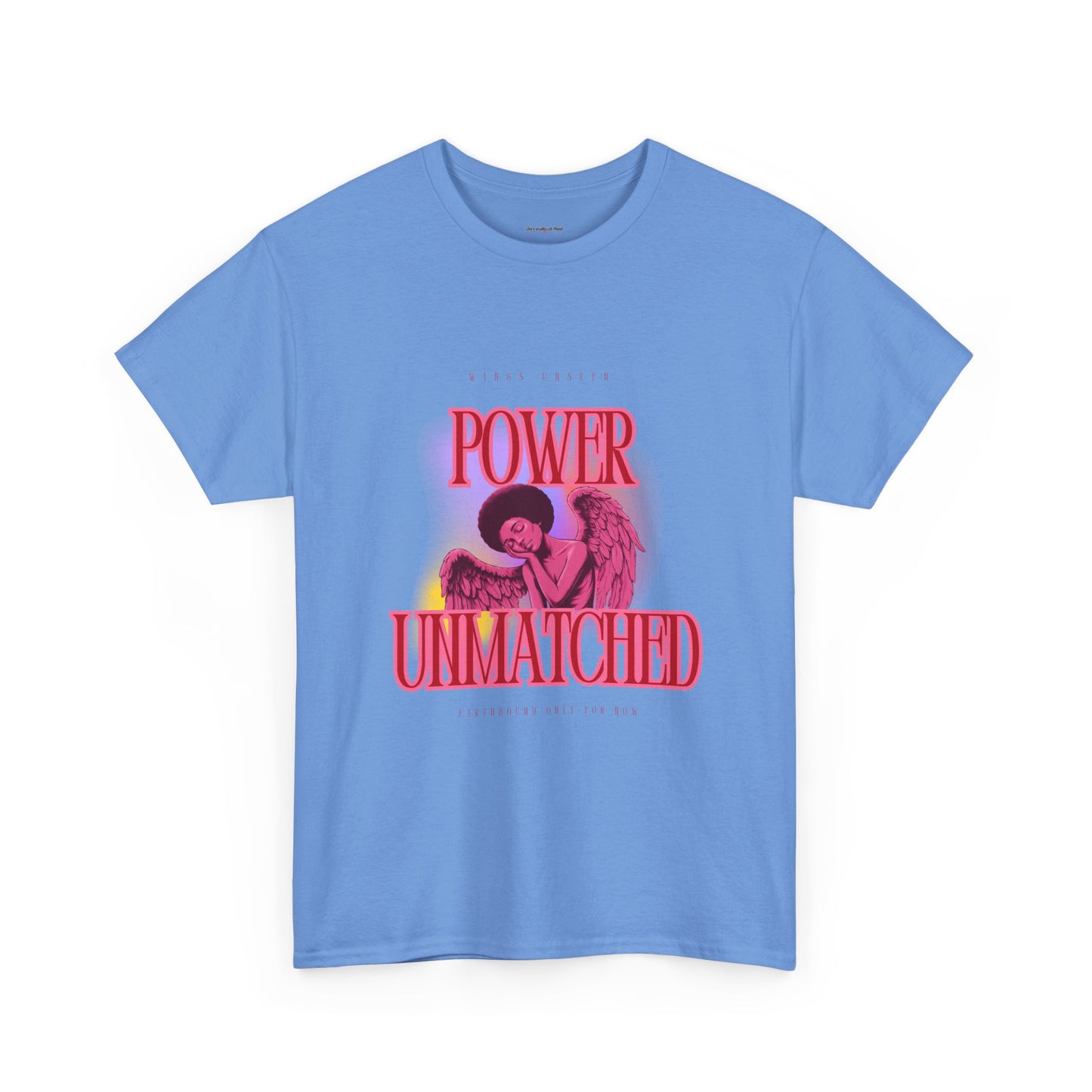 Power Unmatched- Unisex Heavy Cotton Tee - Inspirational Graphic T-Shirt
