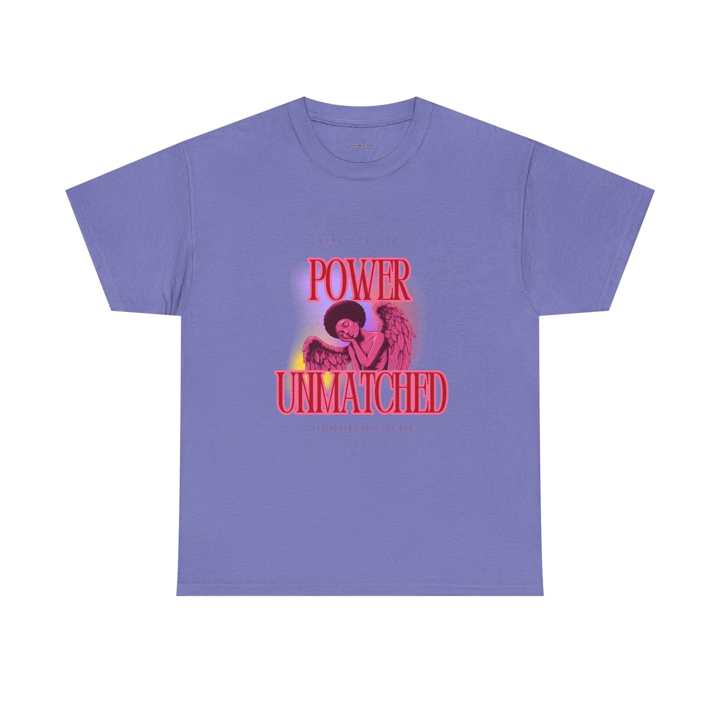 Power Unmatched- Unisex Heavy Cotton Tee - Inspirational Graphic T-Shirt