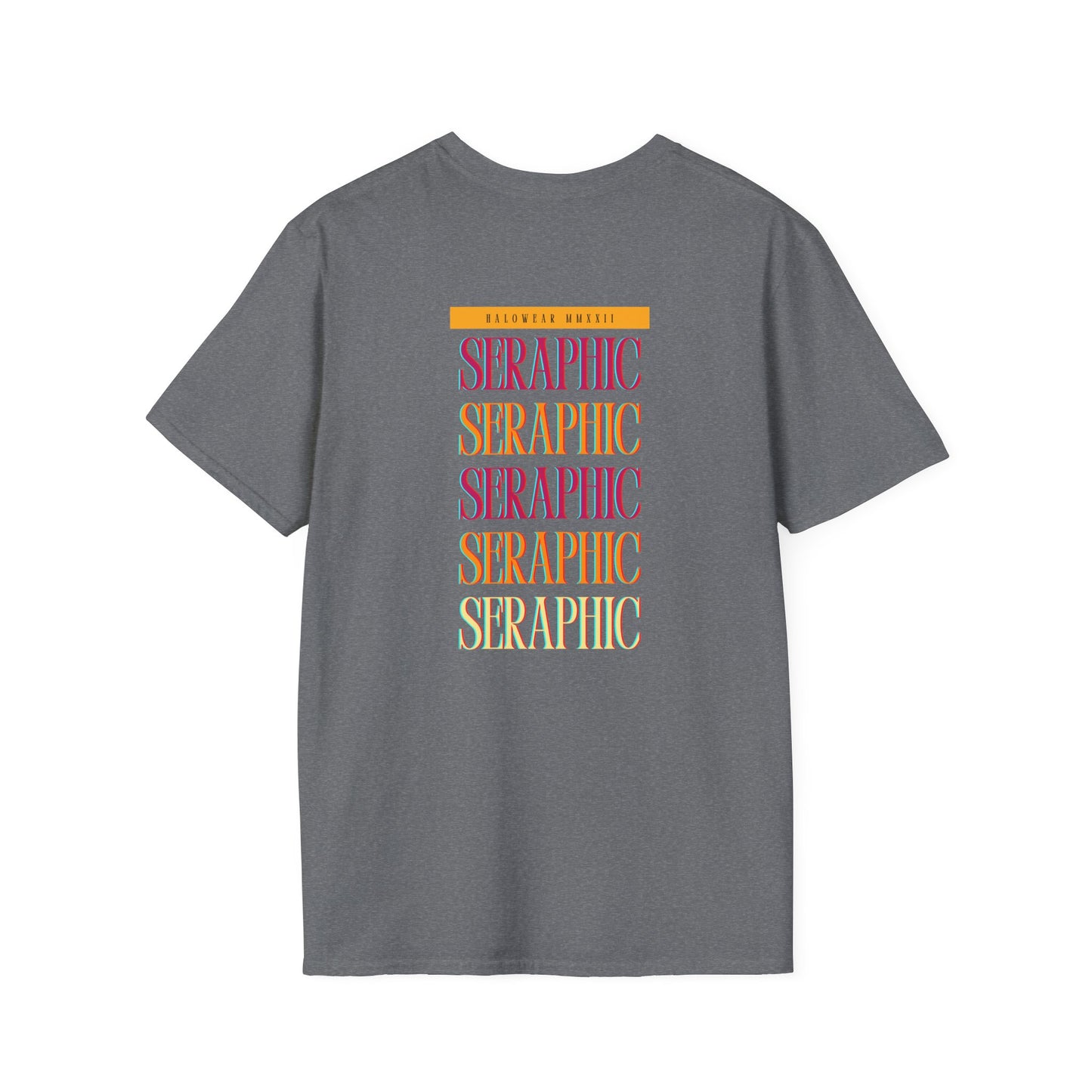 Seraphic Vibes Unisex Heavy Cotton Tee - Inspirational Graphic T-Shirt