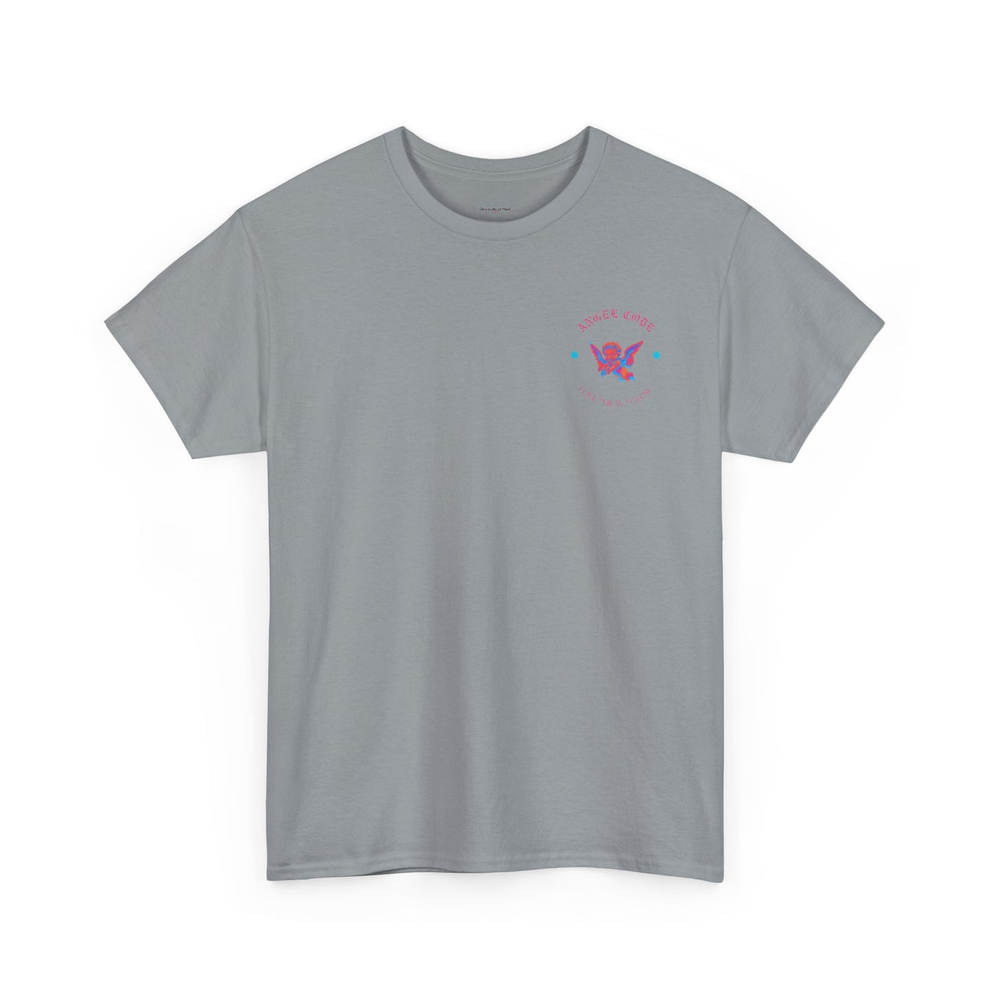 Angel Code Unisex Heavy Cotton Tee - Inspirational Graphic T-Shirt