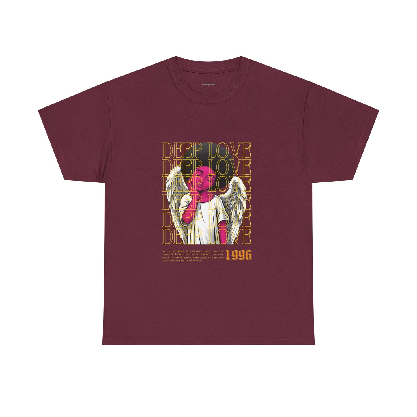 Deep Love Unisex Heavy Cotton Tee - Inspirational Graphic T-Shirt