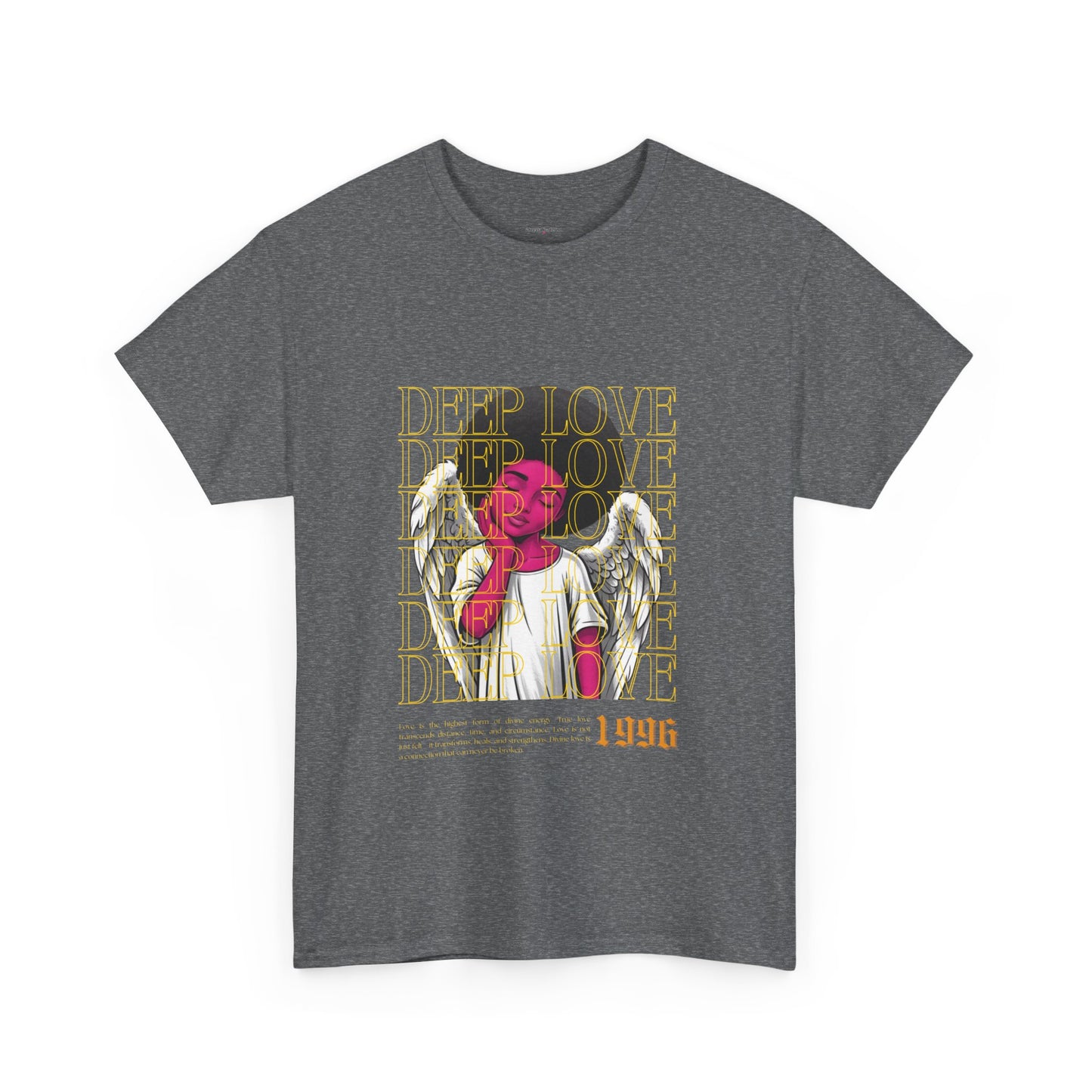 Deep Love Unisex Heavy Cotton Tee - Inspirational Graphic T-Shirt