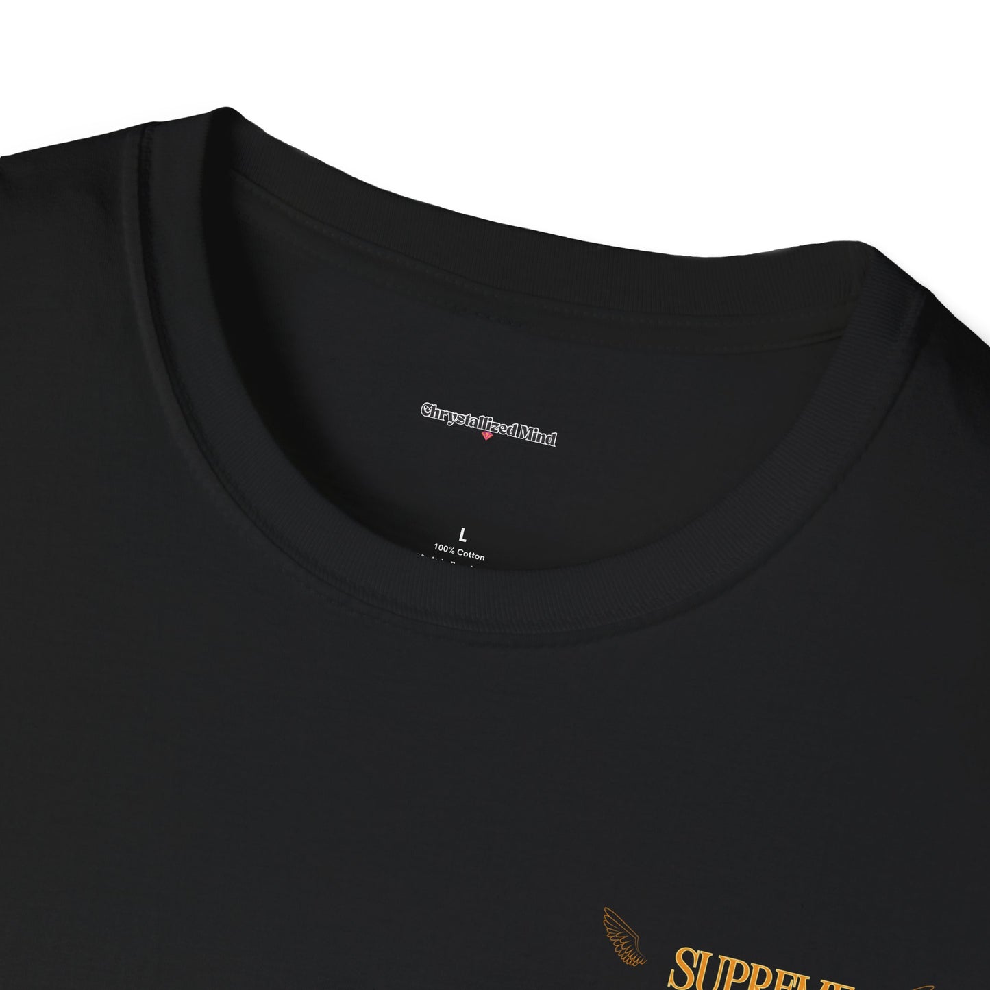 Seraphic Vibes Unisex Heavy Cotton Tee - Inspirational Graphic T-Shirt