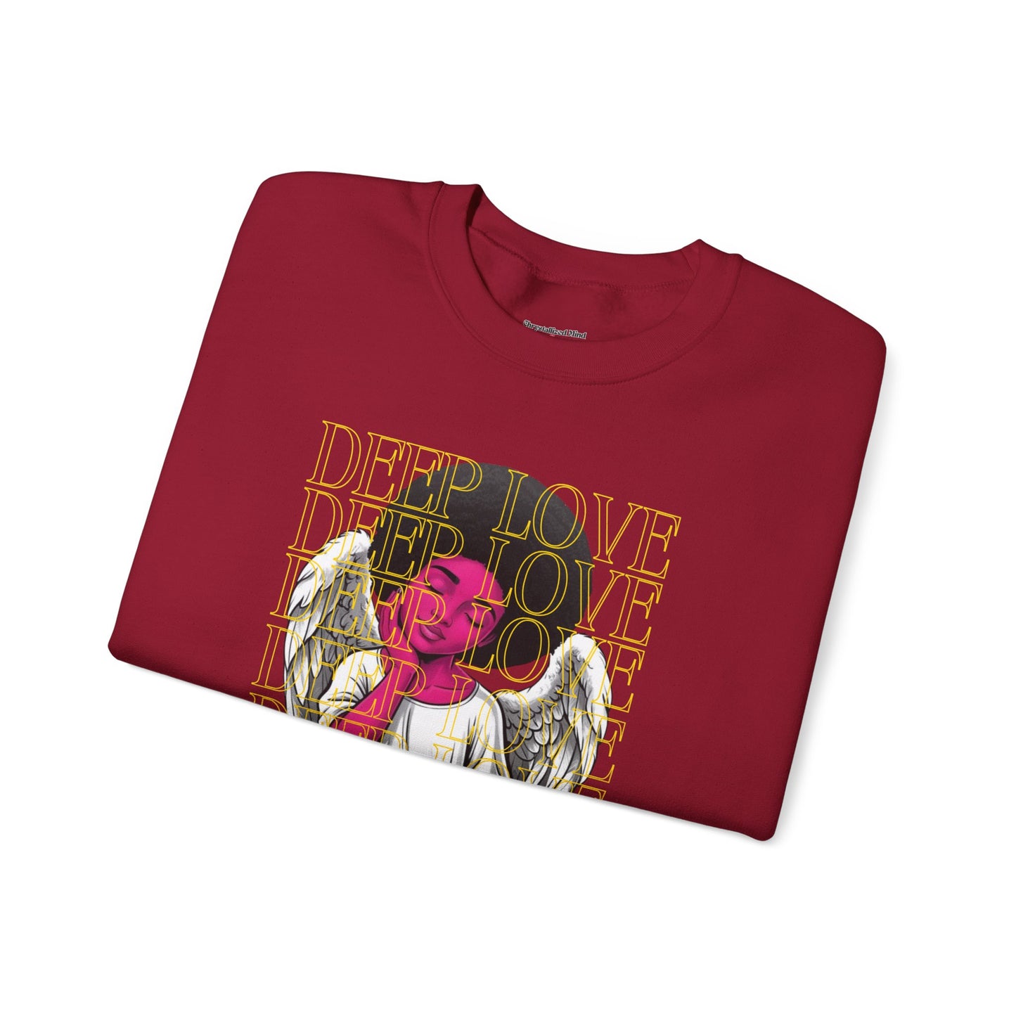 Deep Love Unisex Heavy Blend™ Crewneck Sweatshirt - Comfortable Casual Wear for Every Occasion