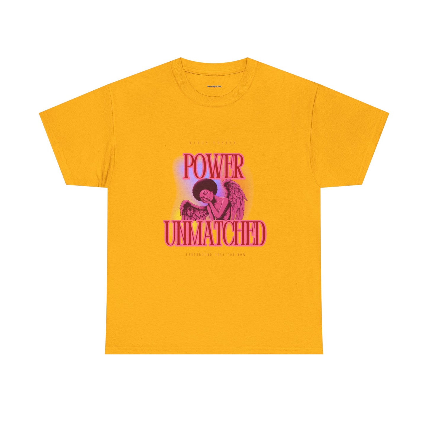Power Unmatched- Unisex Heavy Cotton Tee - Inspirational Graphic T-Shirt