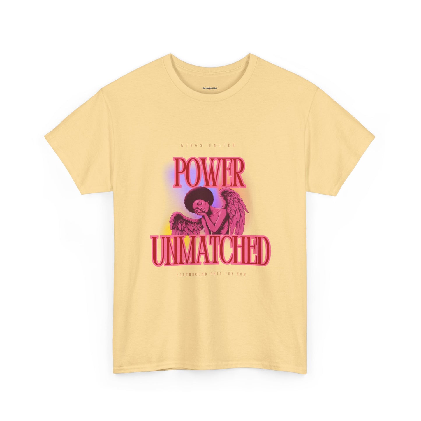 Power Unmatched- Unisex Heavy Cotton Tee - Inspirational Graphic T-Shirt