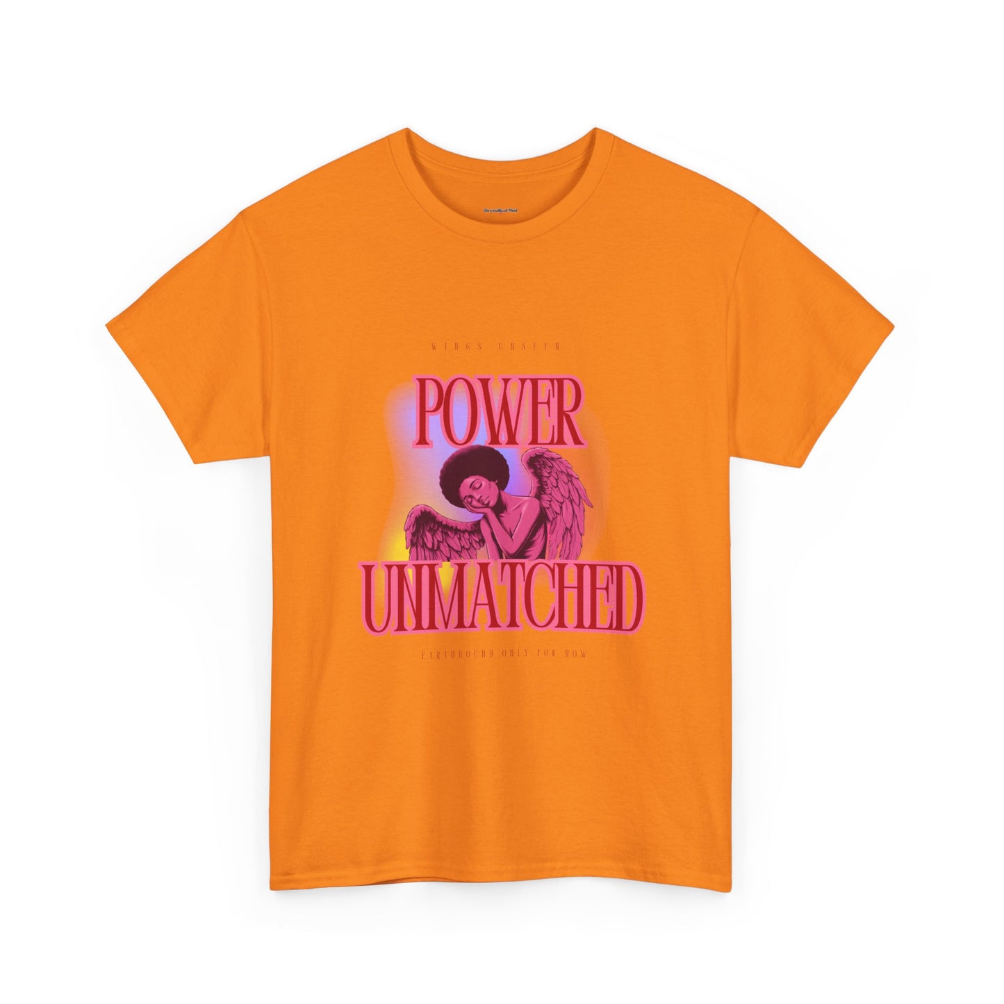 Power Unmatched- Unisex Heavy Cotton Tee - Inspirational Graphic T-Shirt