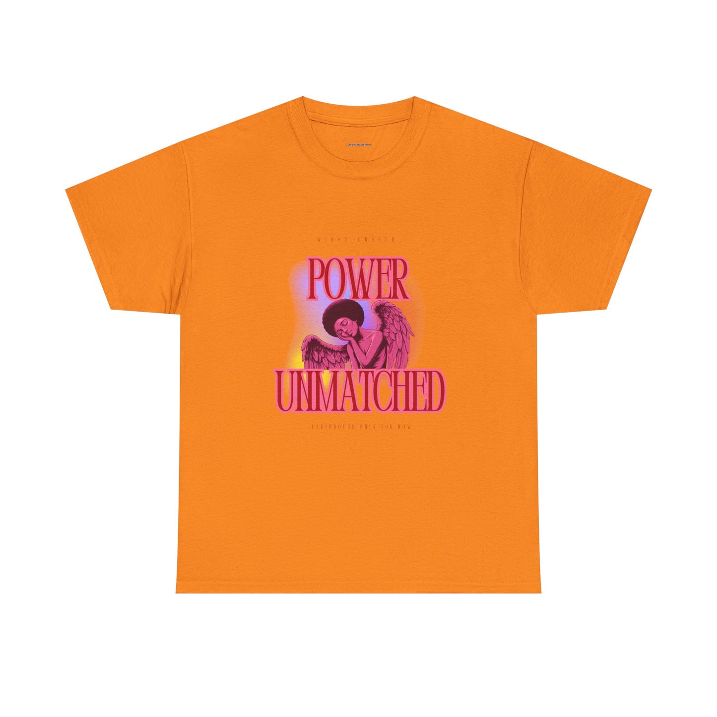 Power Unmatched- Unisex Heavy Cotton Tee - Inspirational Graphic T-Shirt