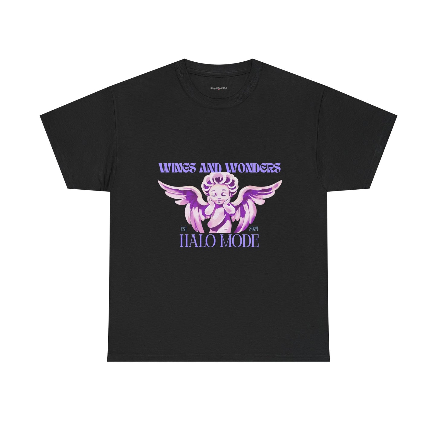 Wings and Wonders Unisex Heavy Cotton Tee - Inspirational Graphic T-Shirt