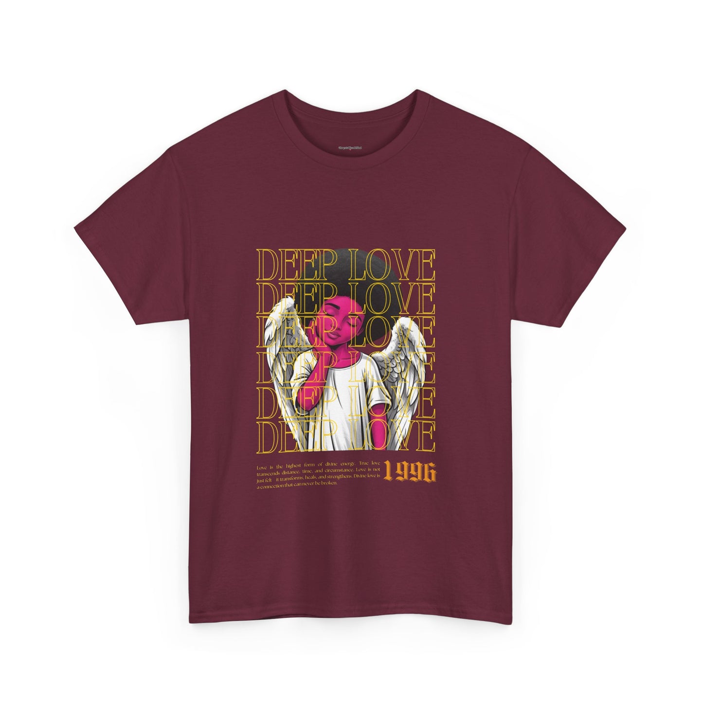 Deep Love Unisex Heavy Cotton Tee - Inspirational Graphic T-Shirt