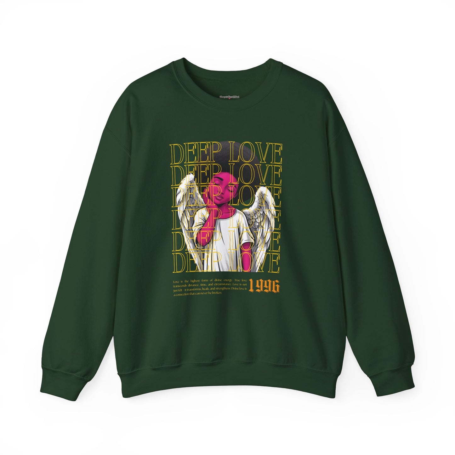 Deep Love Unisex Heavy Blend™ Crewneck Sweatshirt - Comfortable Casual Wear for Every Occasion