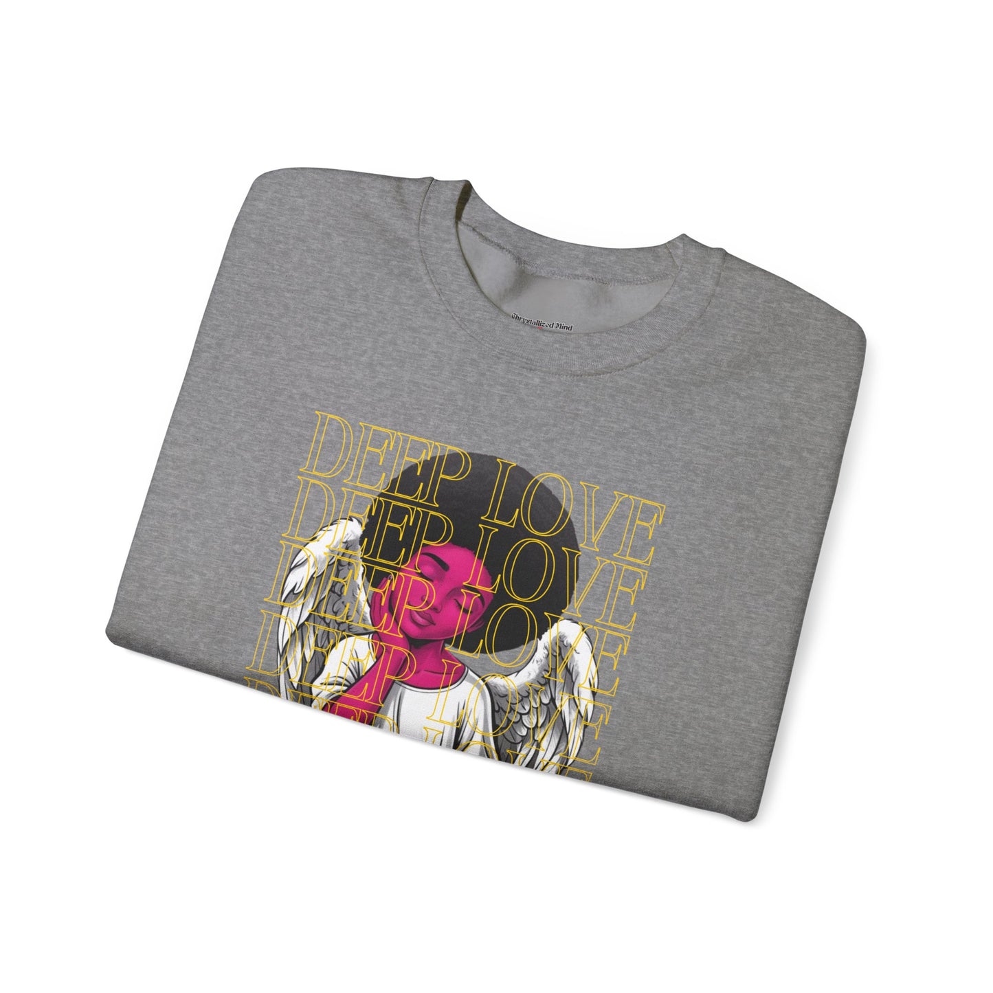 Deep Love Unisex Heavy Blend™ Crewneck Sweatshirt - Comfortable Casual Wear for Every Occasion