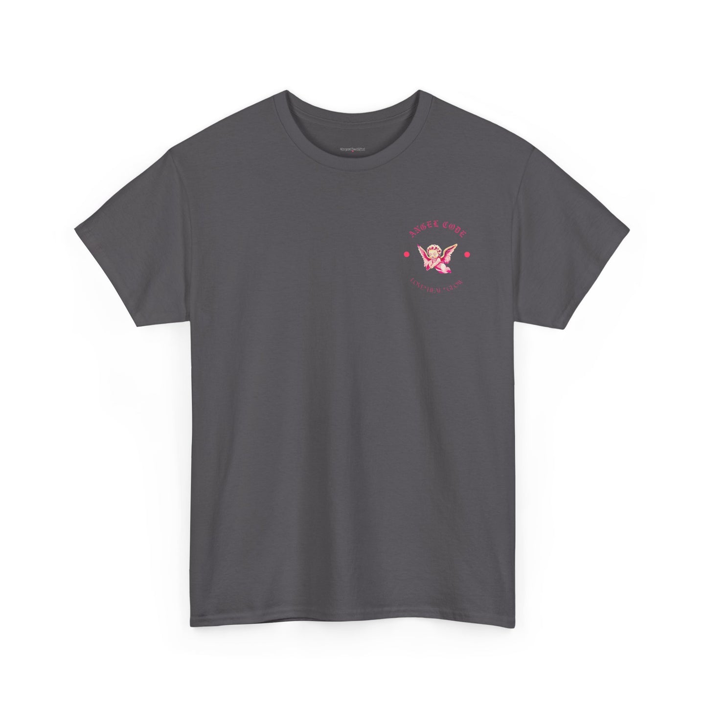 Angel Code Unisex Heavy Cotton Tee - Inspirational Graphic T-Shirt