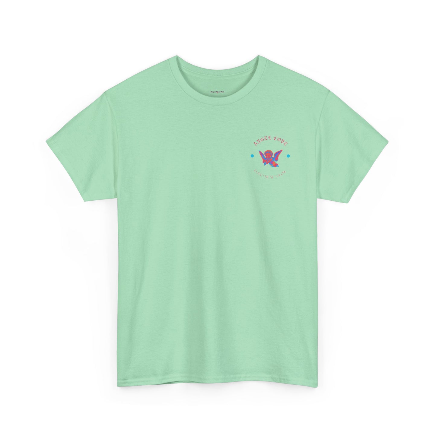 Angel Code Unisex Heavy Cotton Tee - Inspirational Graphic T-Shirt
