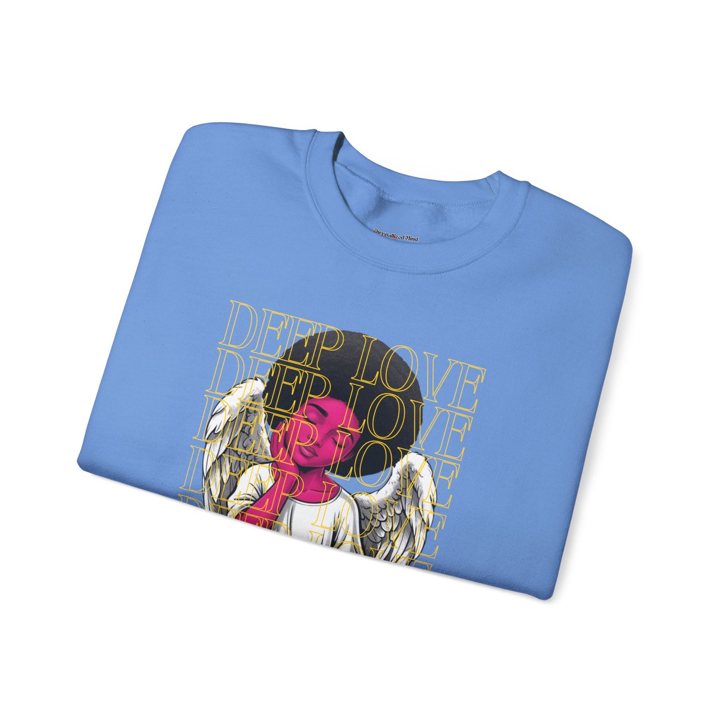 Deep Love Unisex Heavy Blend™ Crewneck Sweatshirt - Comfortable Casual Wear for Every Occasion