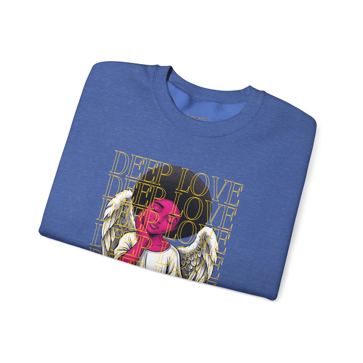 Deep Love Unisex Heavy Blend™ Crewneck Sweatshirt - Comfortable Casual Wear for Every Occasion