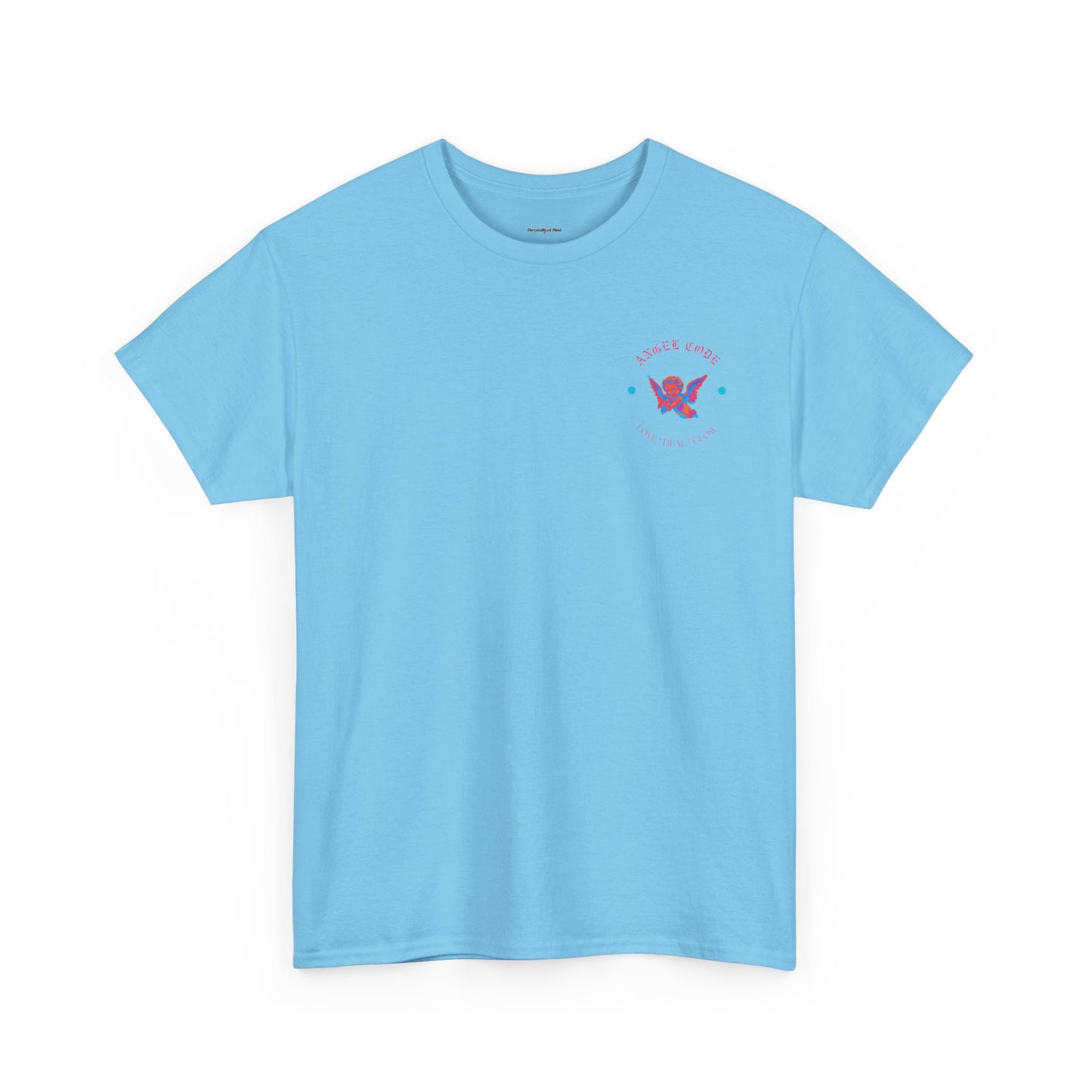 Angel Code Unisex Heavy Cotton Tee - Inspirational Graphic T-Shirt