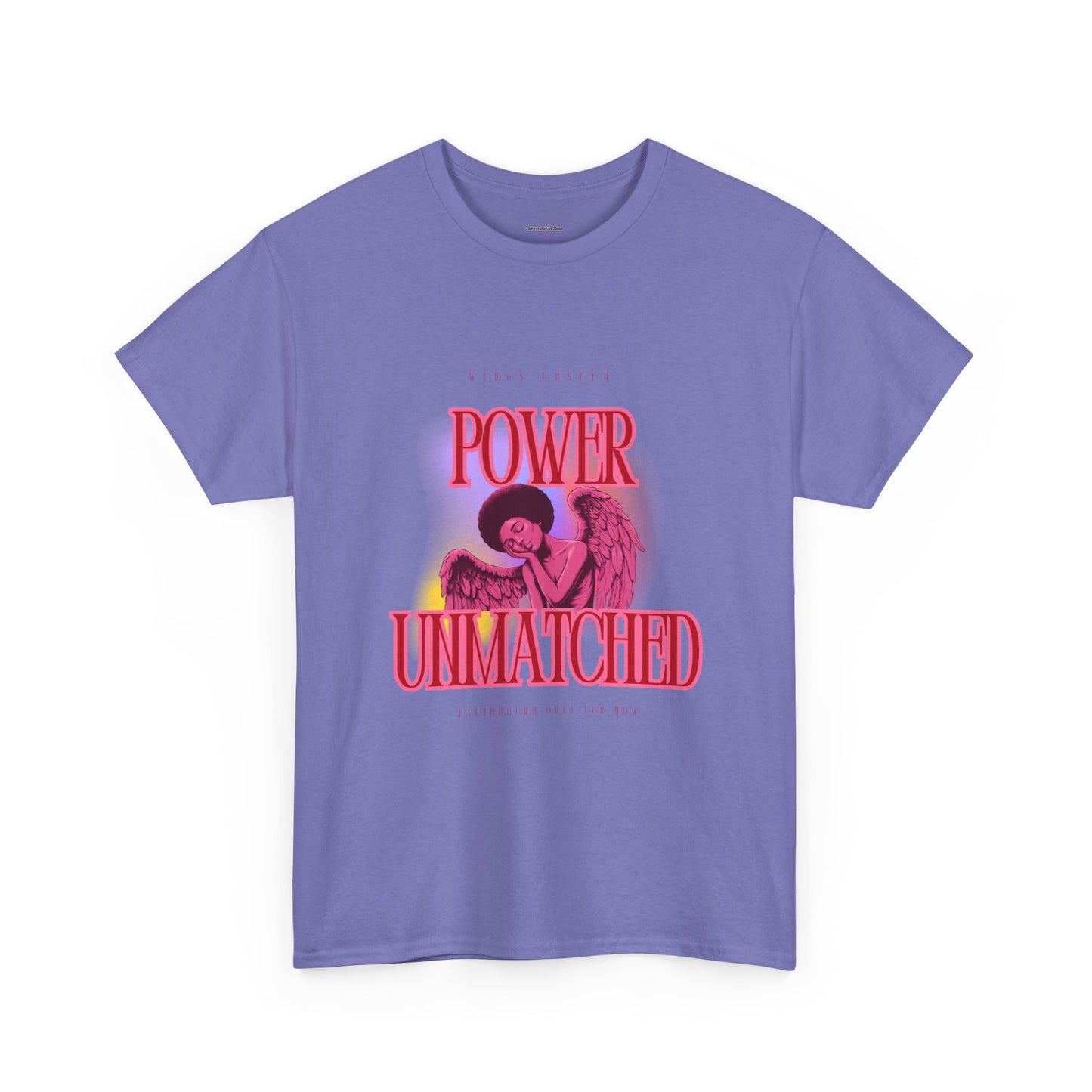 Power Unmatched- Unisex Heavy Cotton Tee - Inspirational Graphic T-Shirt
