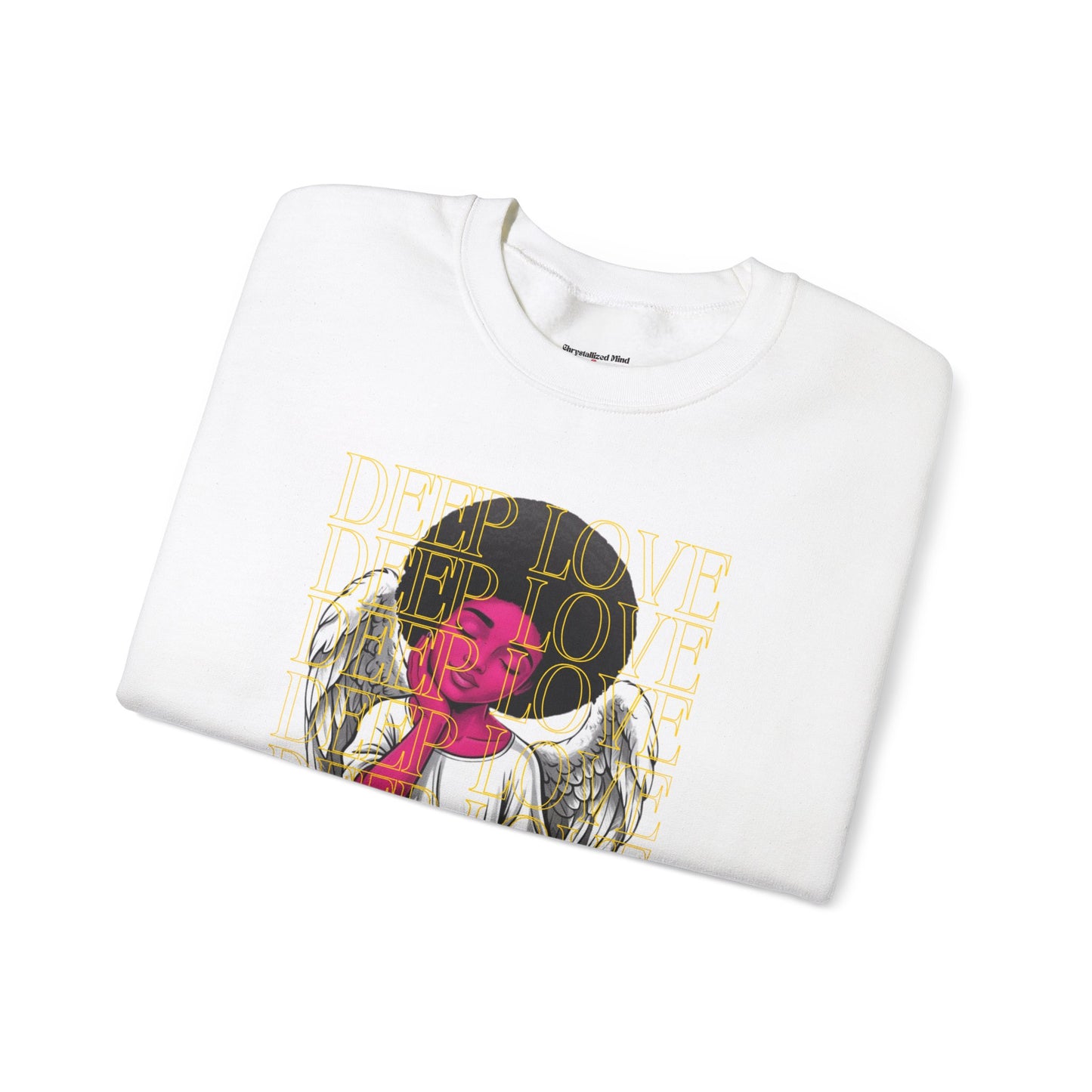 Deep Love Unisex Heavy Blend™ Crewneck Sweatshirt - Comfortable Casual Wear for Every Occasion
