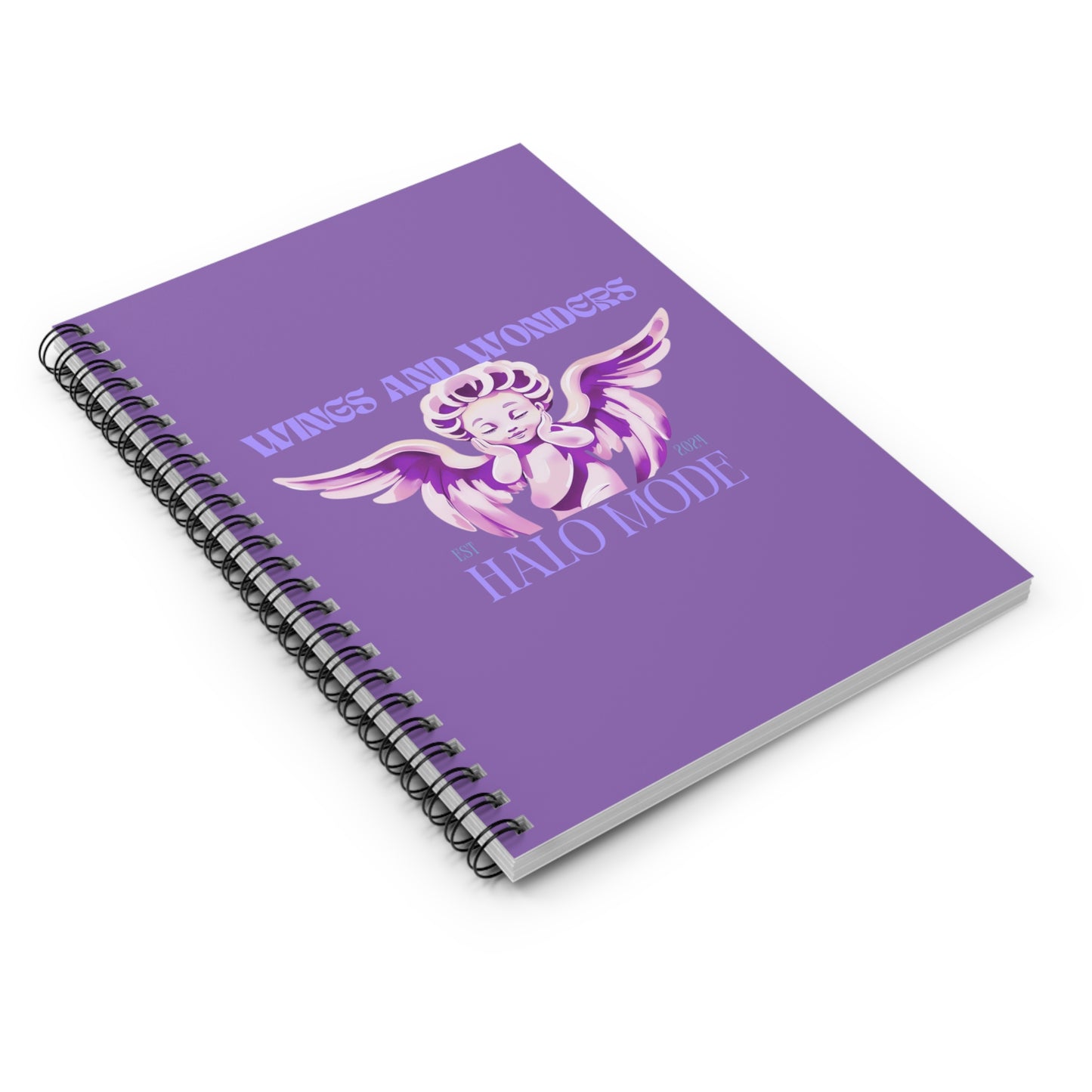 Wings and Wonders Spiral Notebook - Ruled Lines with Inspirational Design