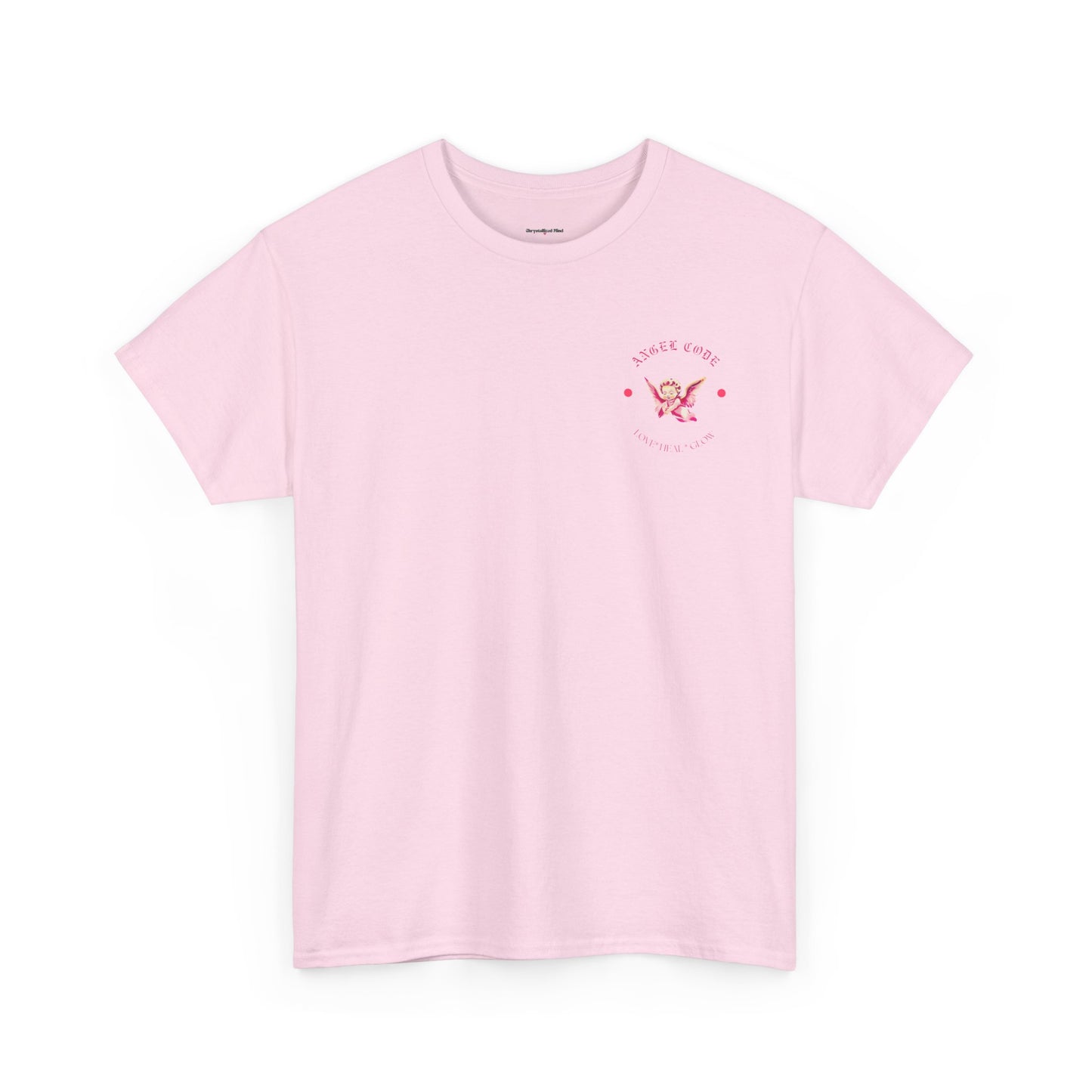 Angel Code Unisex Heavy Cotton Tee - Inspirational Graphic T-Shirt