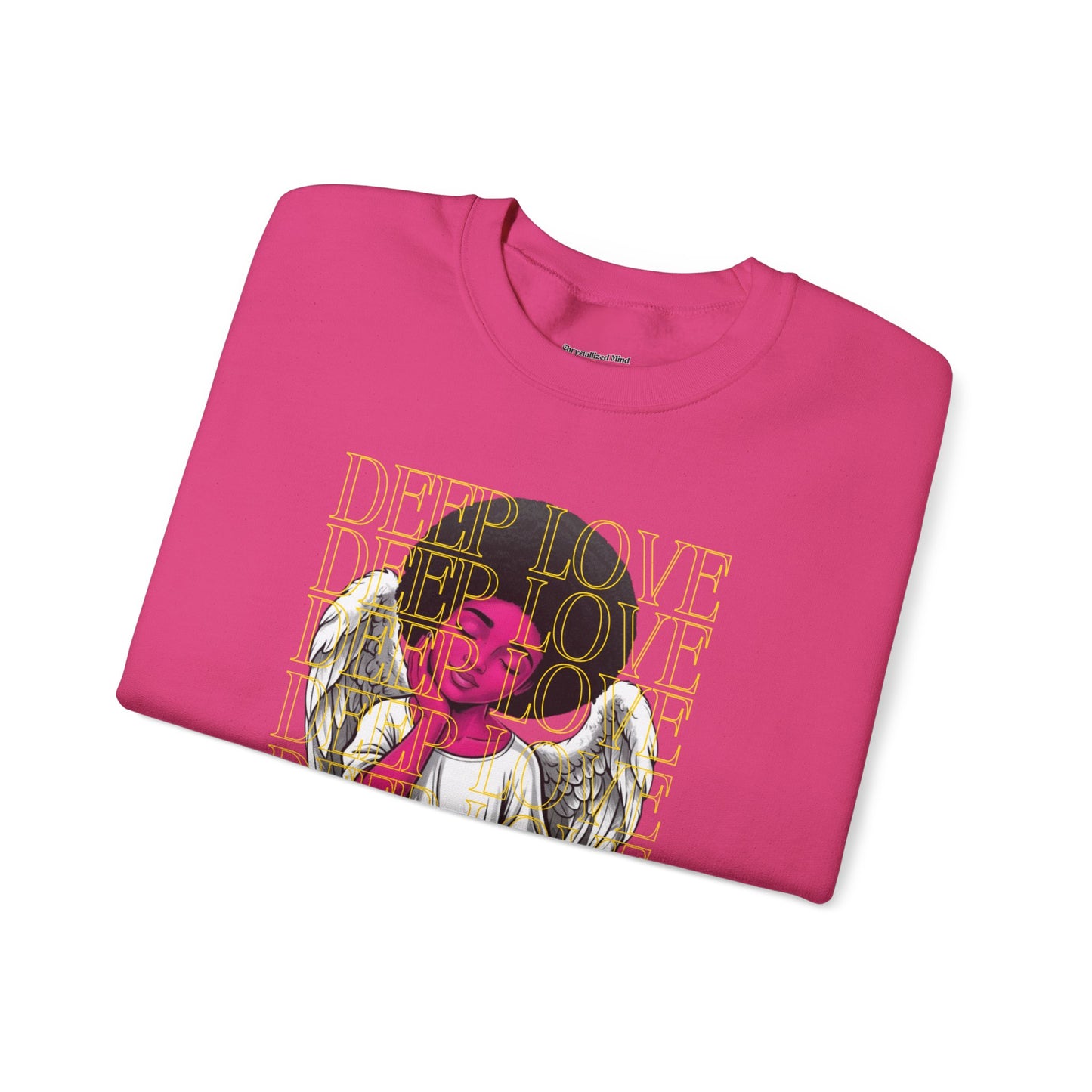 Deep Love Unisex Heavy Blend™ Crewneck Sweatshirt - Comfortable Casual Wear for Every Occasion