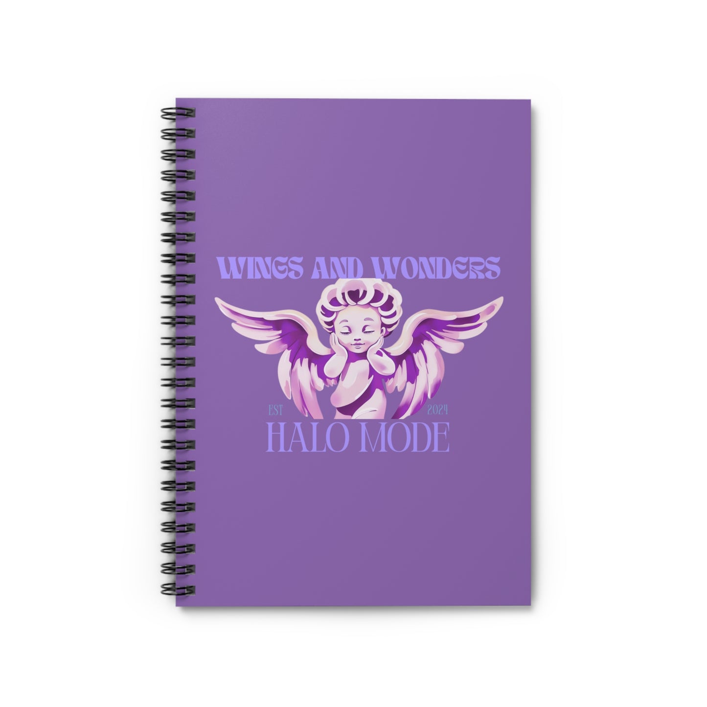 Wings and Wonders Spiral Notebook - Ruled Lines with Inspirational Design