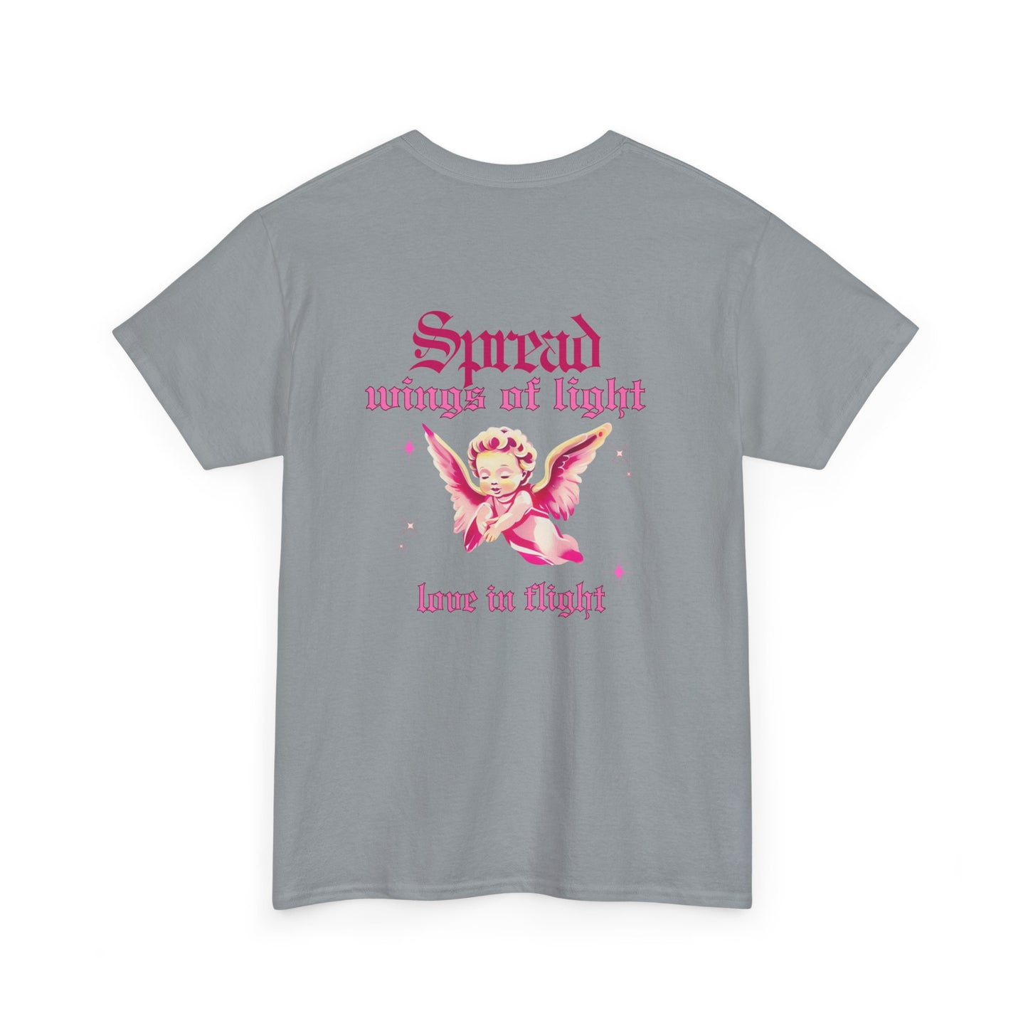 Angel Code Unisex Heavy Cotton Tee - Inspirational Graphic T-Shirt