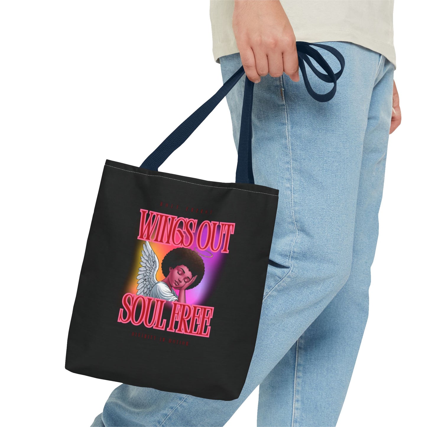 Wings Out Doubt Gone Tote Bag - Stylish & Inspirational Everyday Carry