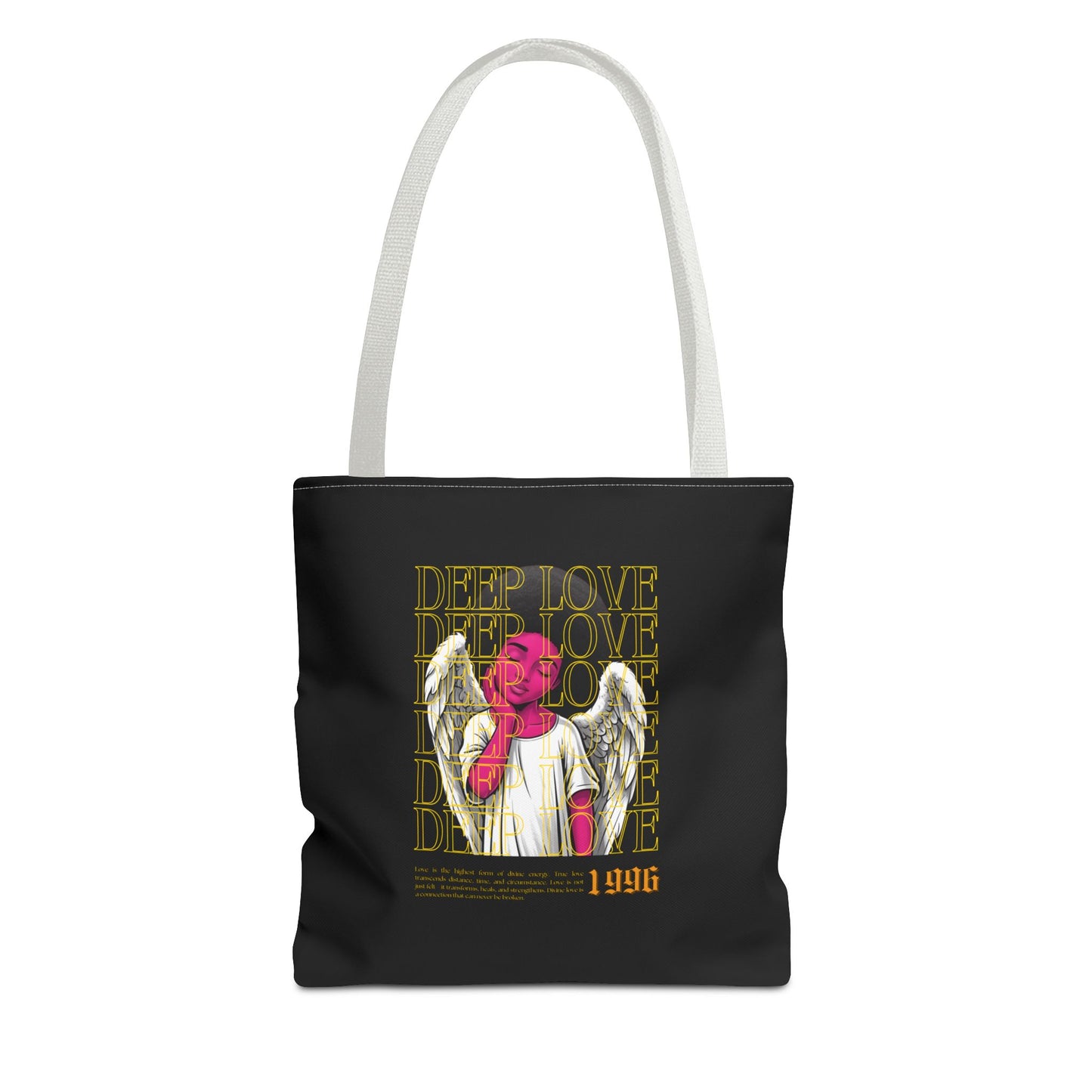 Deep Love Winged Angel Tote Bag - Stylish & Inspirational Everyday Carry