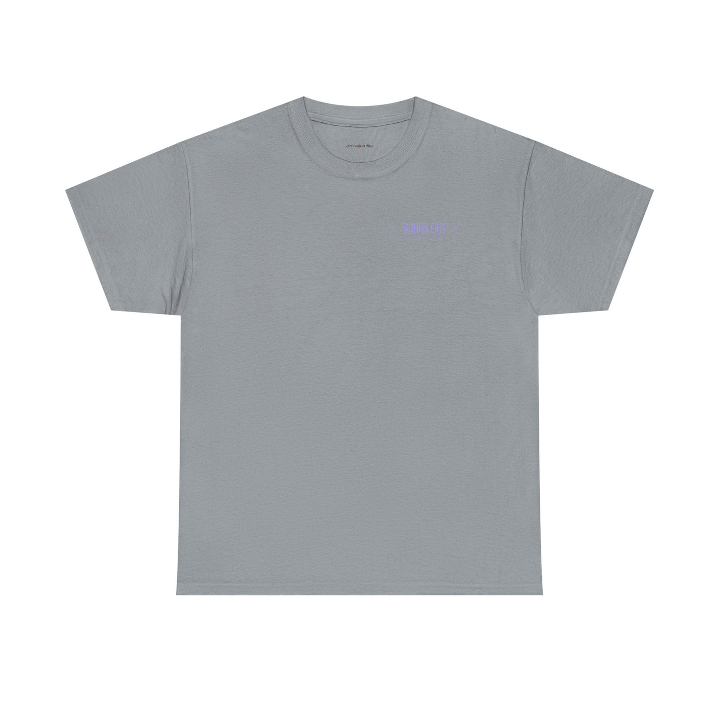 Angel Unisex Heavy Cotton Tee - Inspirational Graphic T-Shirt Purple