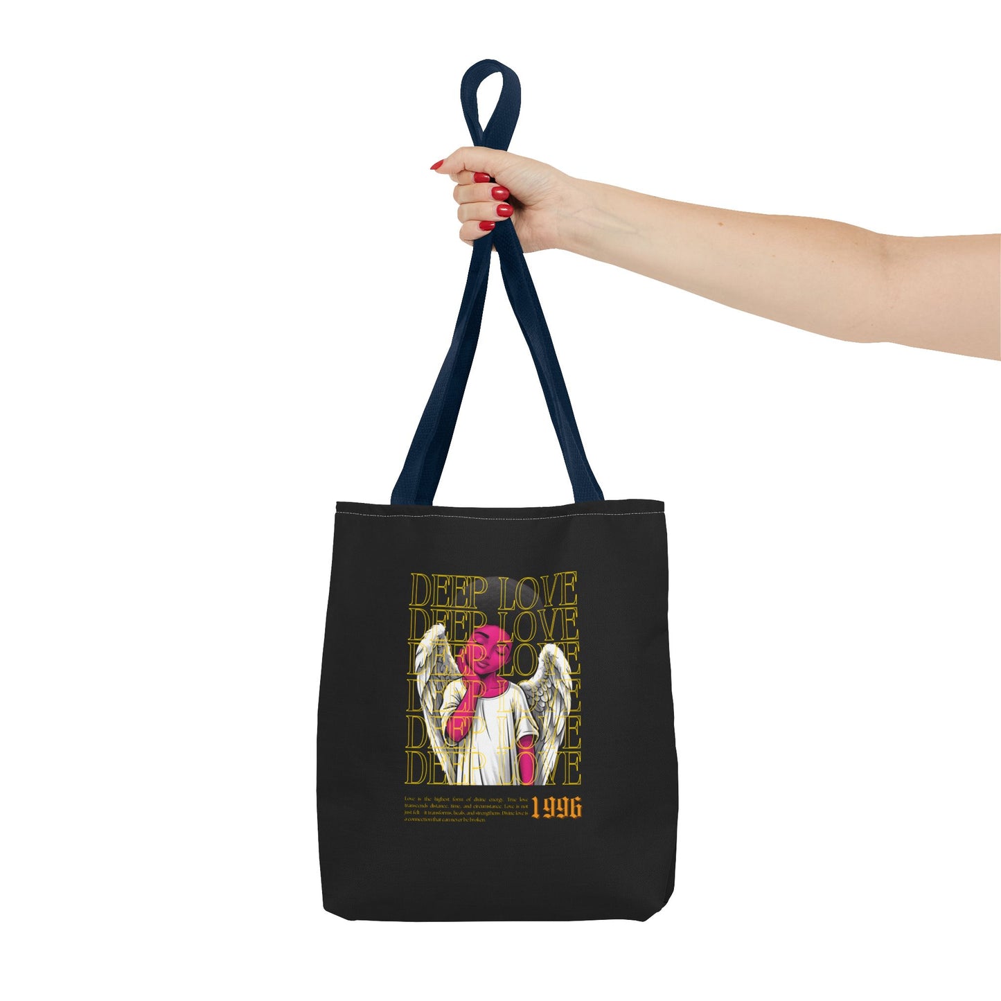 Deep Love Winged Angel Tote Bag - Stylish & Inspirational Everyday Carry