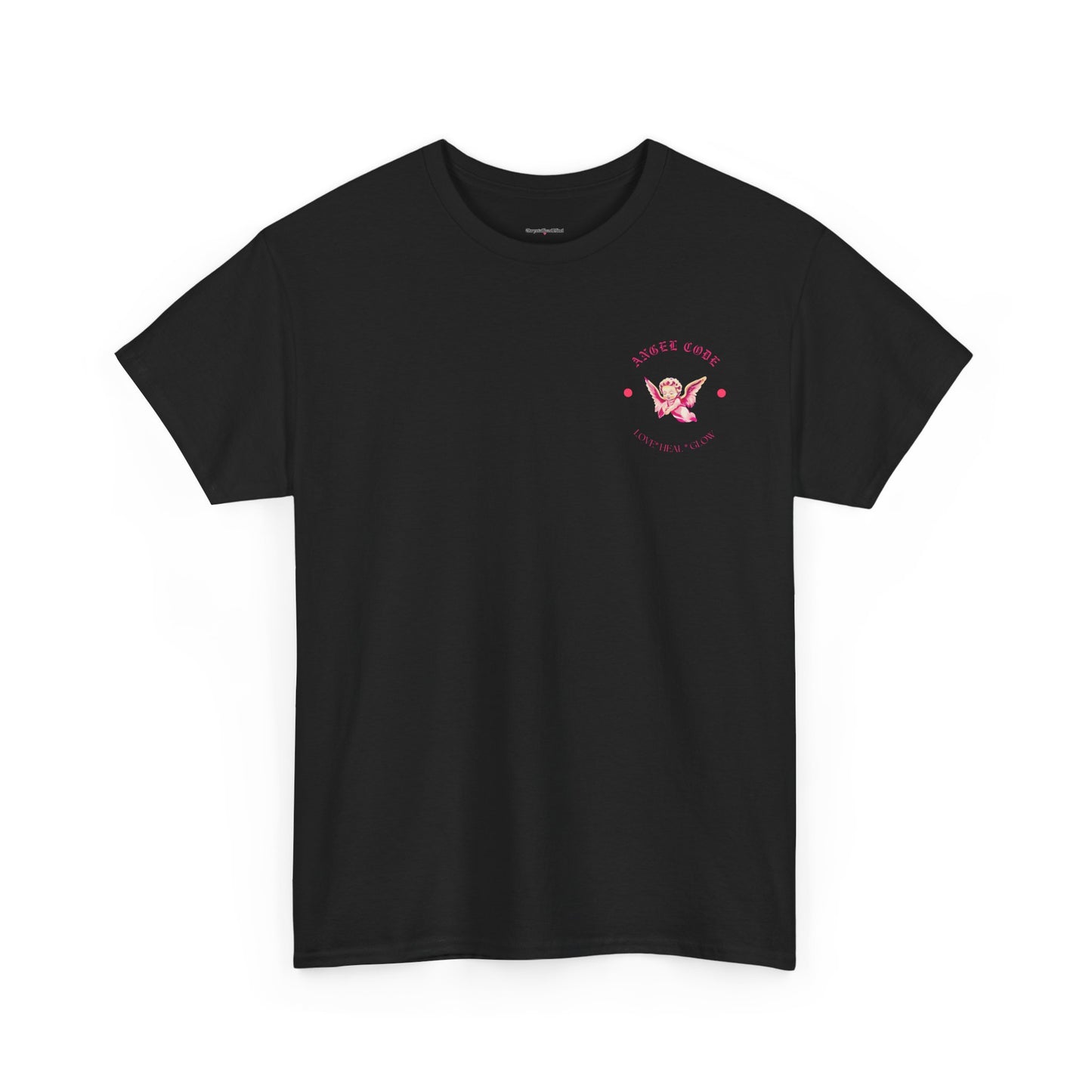 Angel Code Unisex Heavy Cotton Tee - Inspirational Graphic T-Shirt