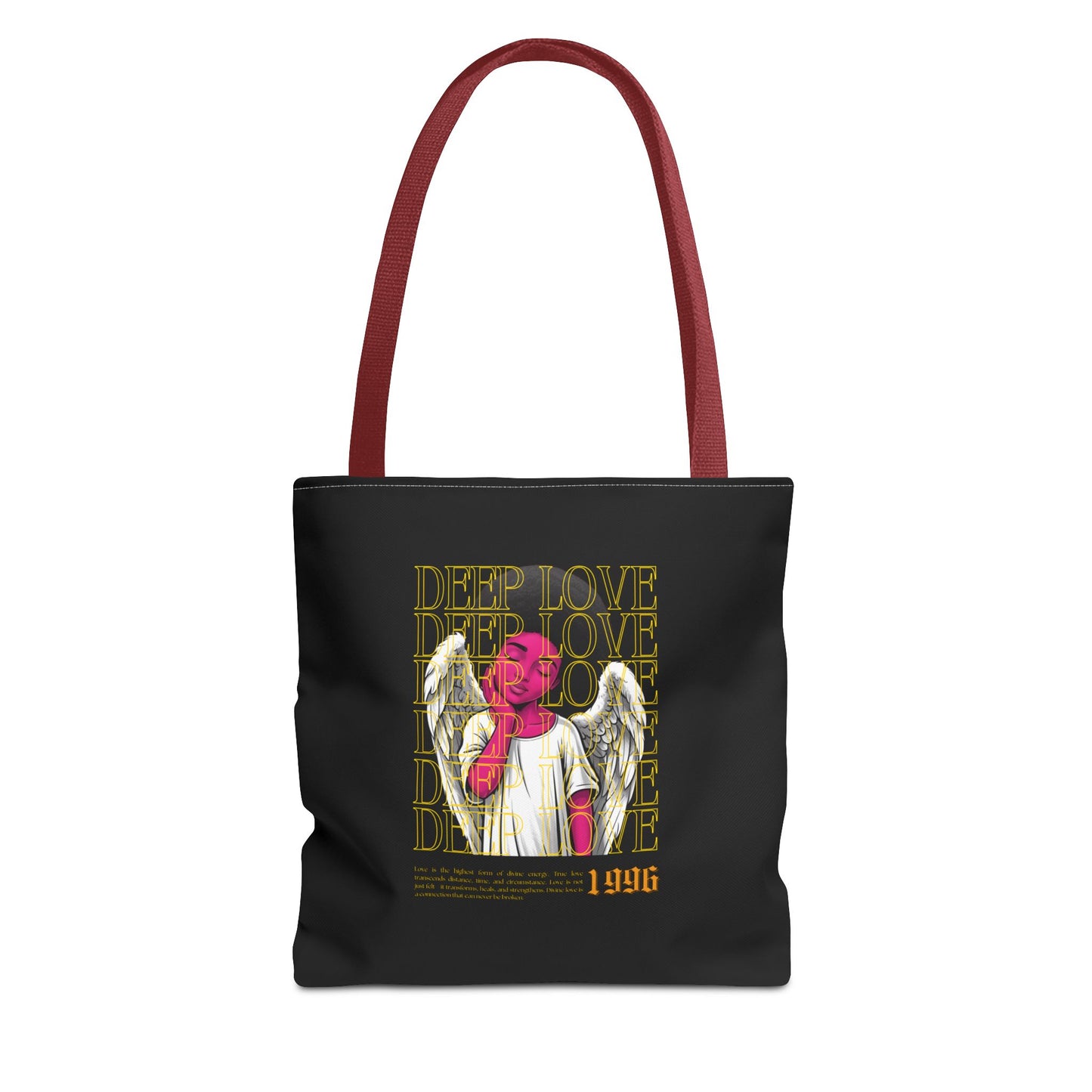 Deep Love Winged Angel Tote Bag - Stylish & Inspirational Everyday Carry