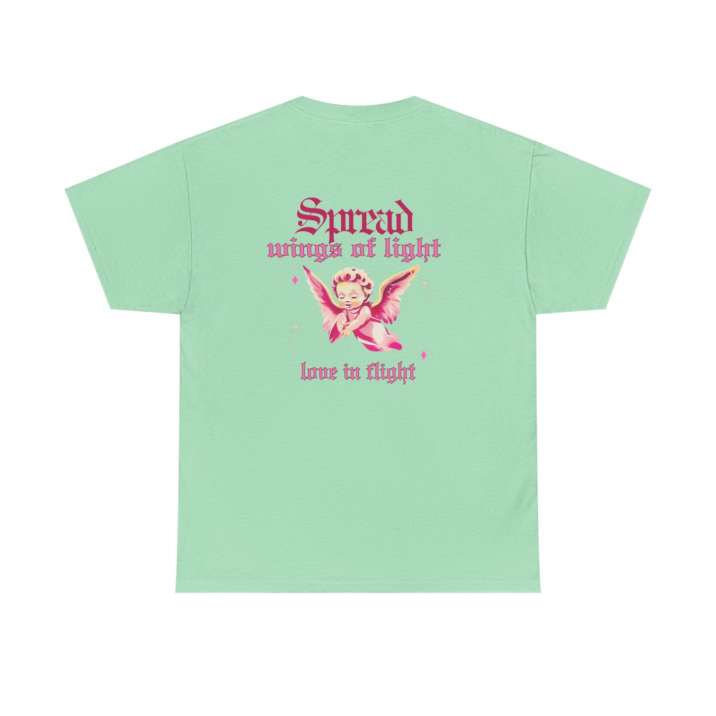 Angel Code Unisex Heavy Cotton Tee - Inspirational Graphic T-Shirt