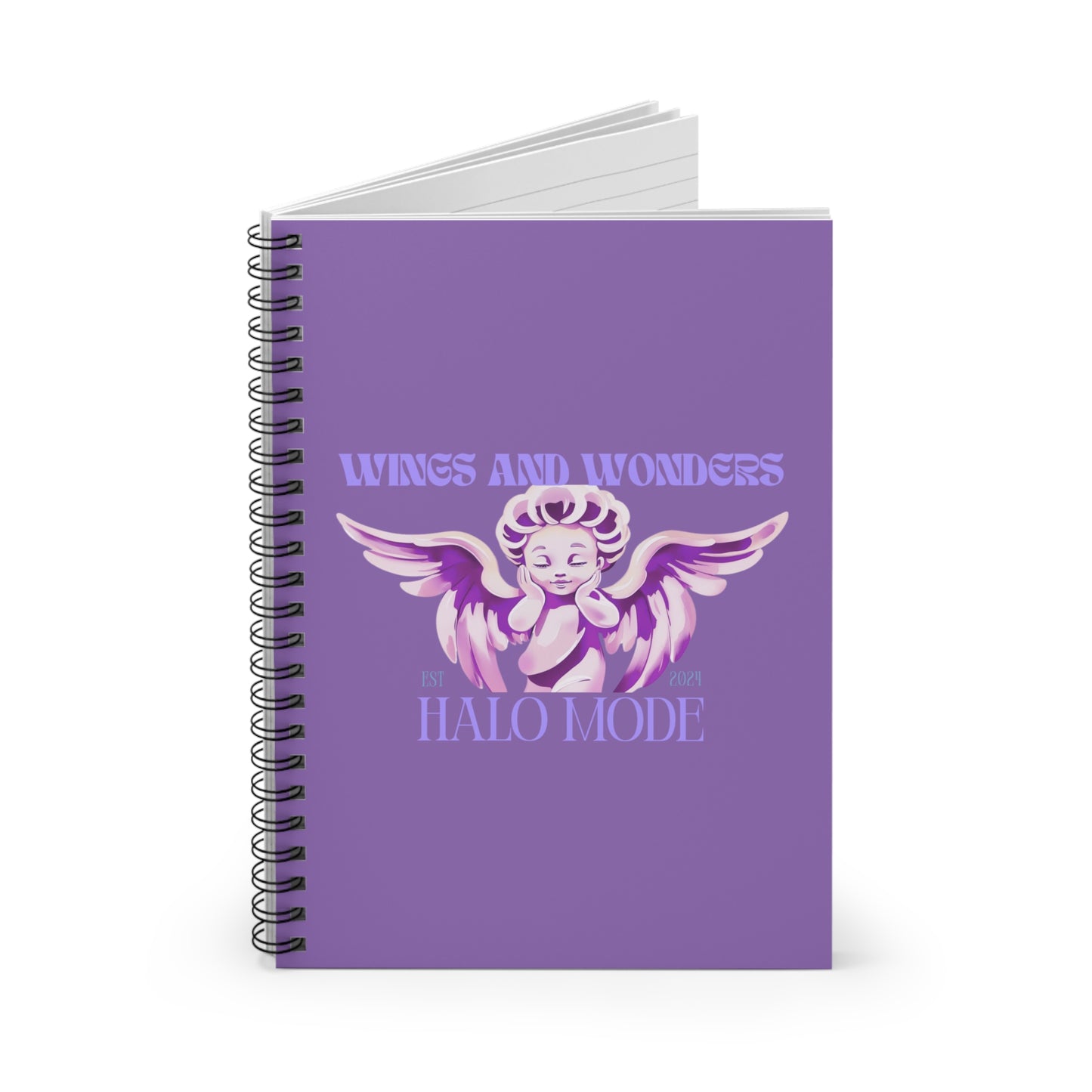 Wings and Wonders Spiral Notebook - Ruled Lines with Inspirational Design