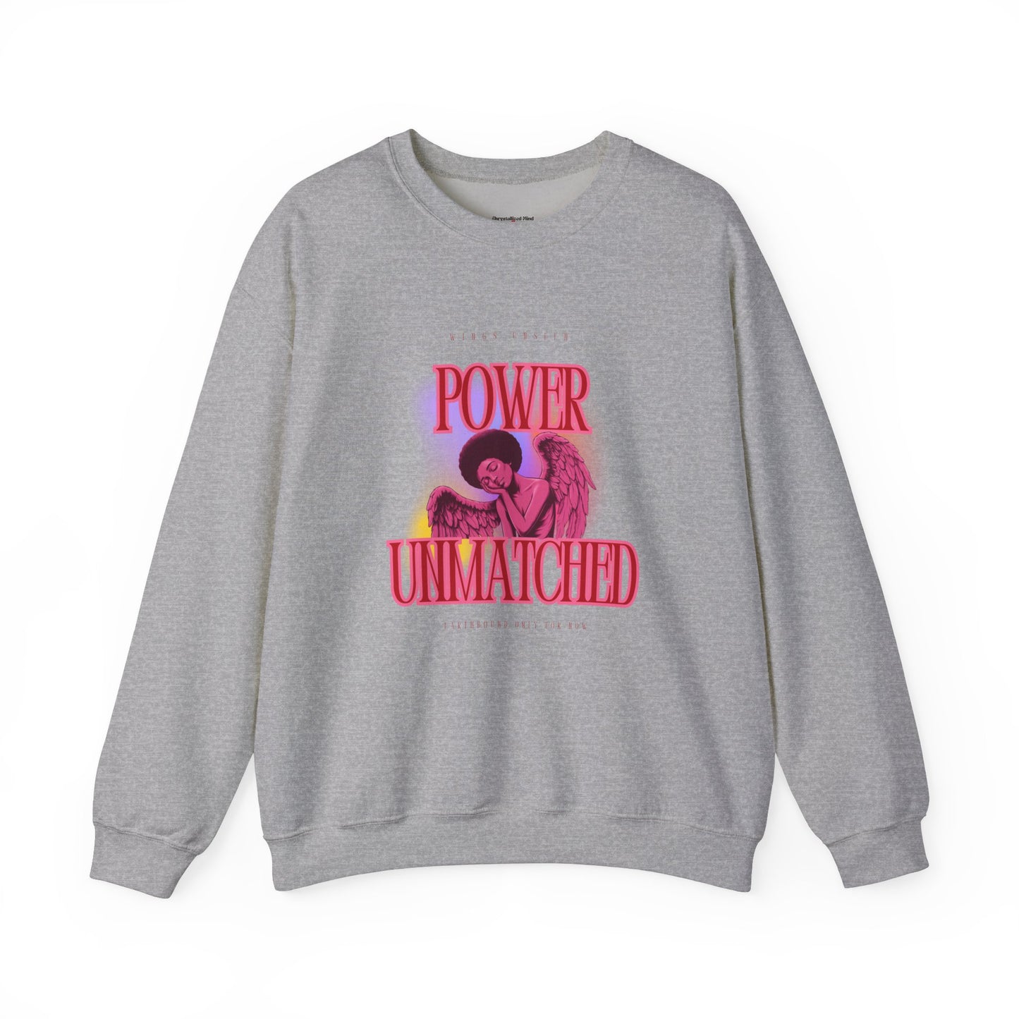 Power Unmatched - Unisex Heavy Blend™ Crewneck Sweatshirt - Comfortable Casual Wear for Every Occasion