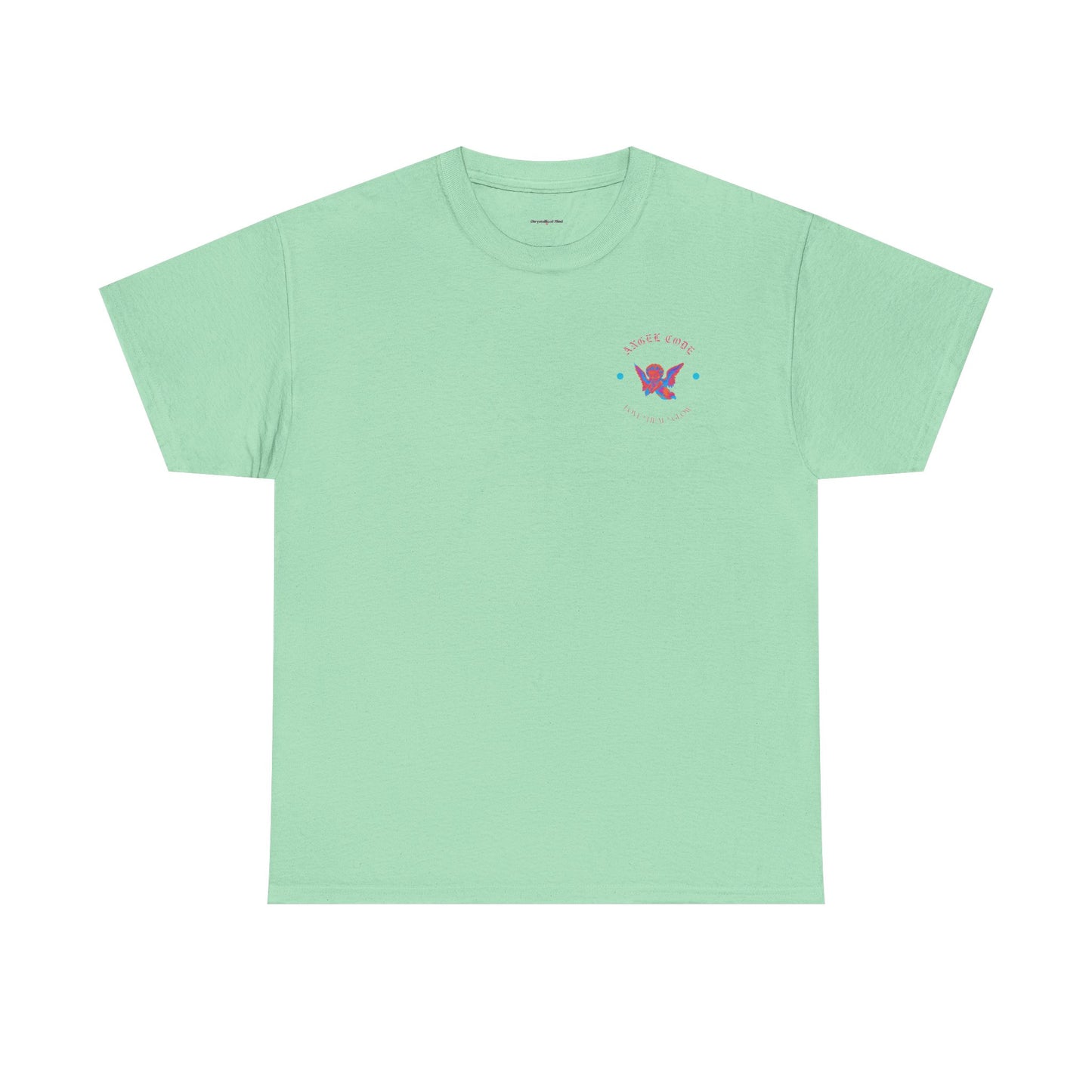 Angel Code Unisex Heavy Cotton Tee - Inspirational Graphic T-Shirt