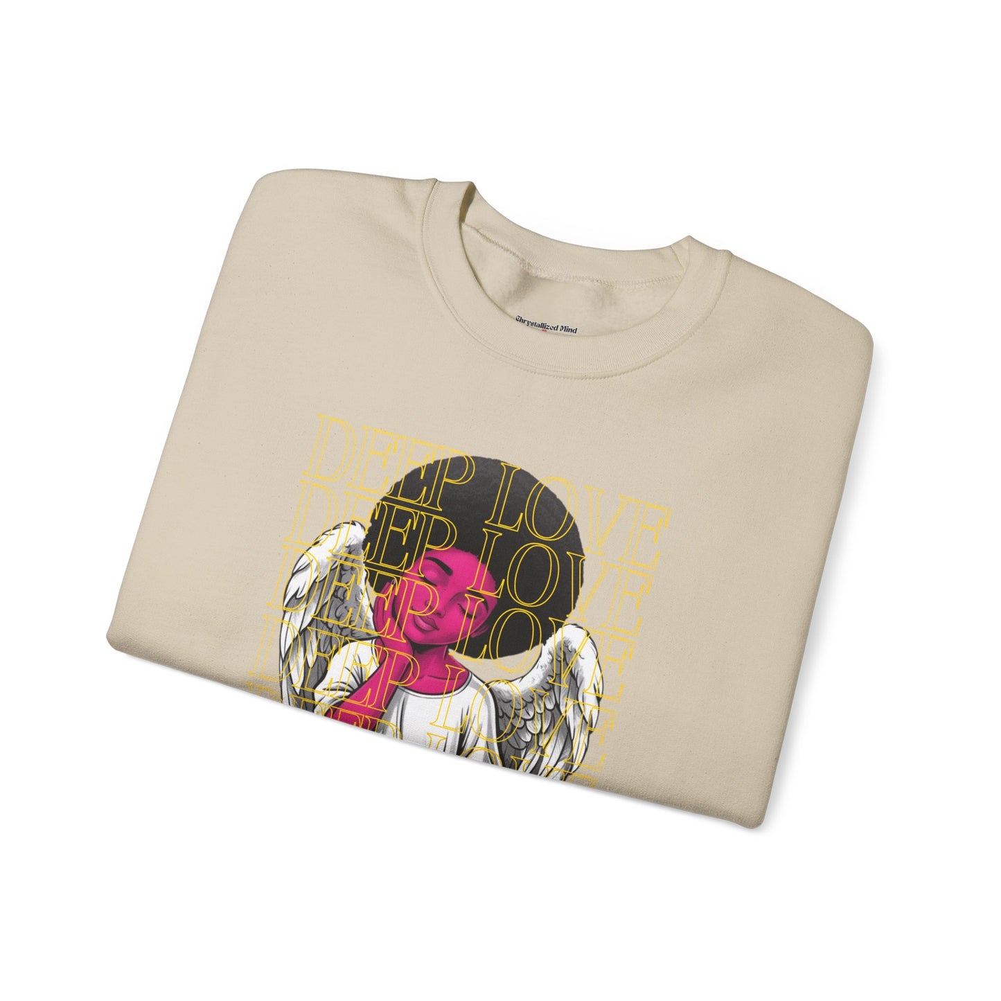 Deep Love Unisex Heavy Blend™ Crewneck Sweatshirt - Comfortable Casual Wear for Every Occasion