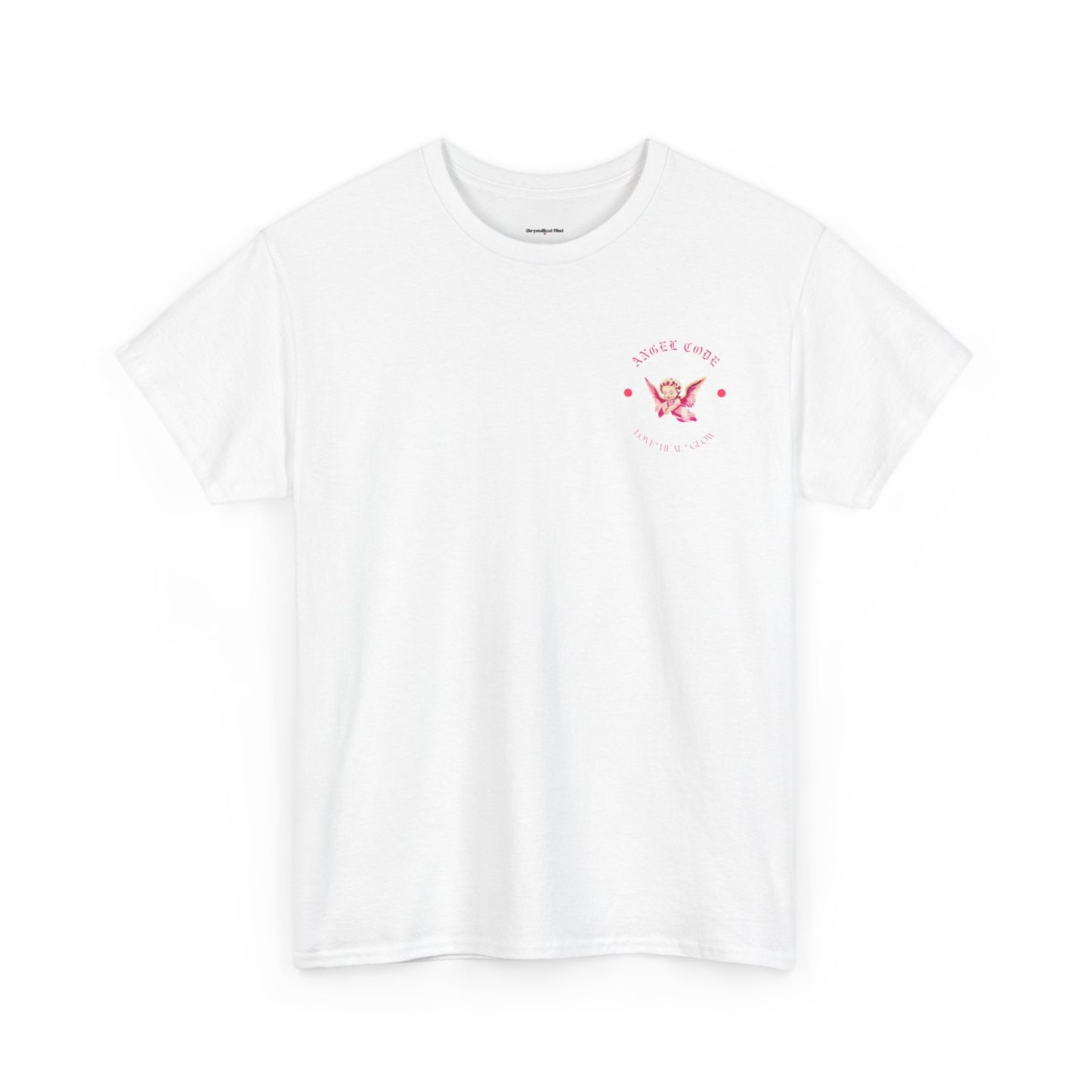 Angel Code Unisex Heavy Cotton Tee - Inspirational Graphic T-Shirt