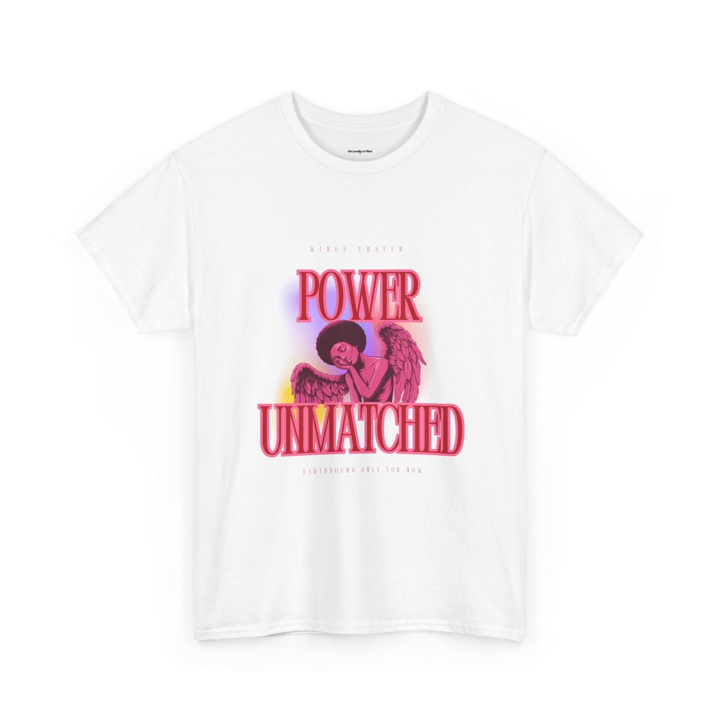 Power Unmatched- Unisex Heavy Cotton Tee - Inspirational Graphic T-Shirt