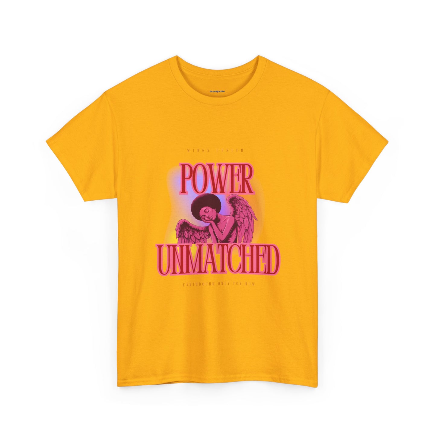 Power Unmatched- Unisex Heavy Cotton Tee - Inspirational Graphic T-Shirt