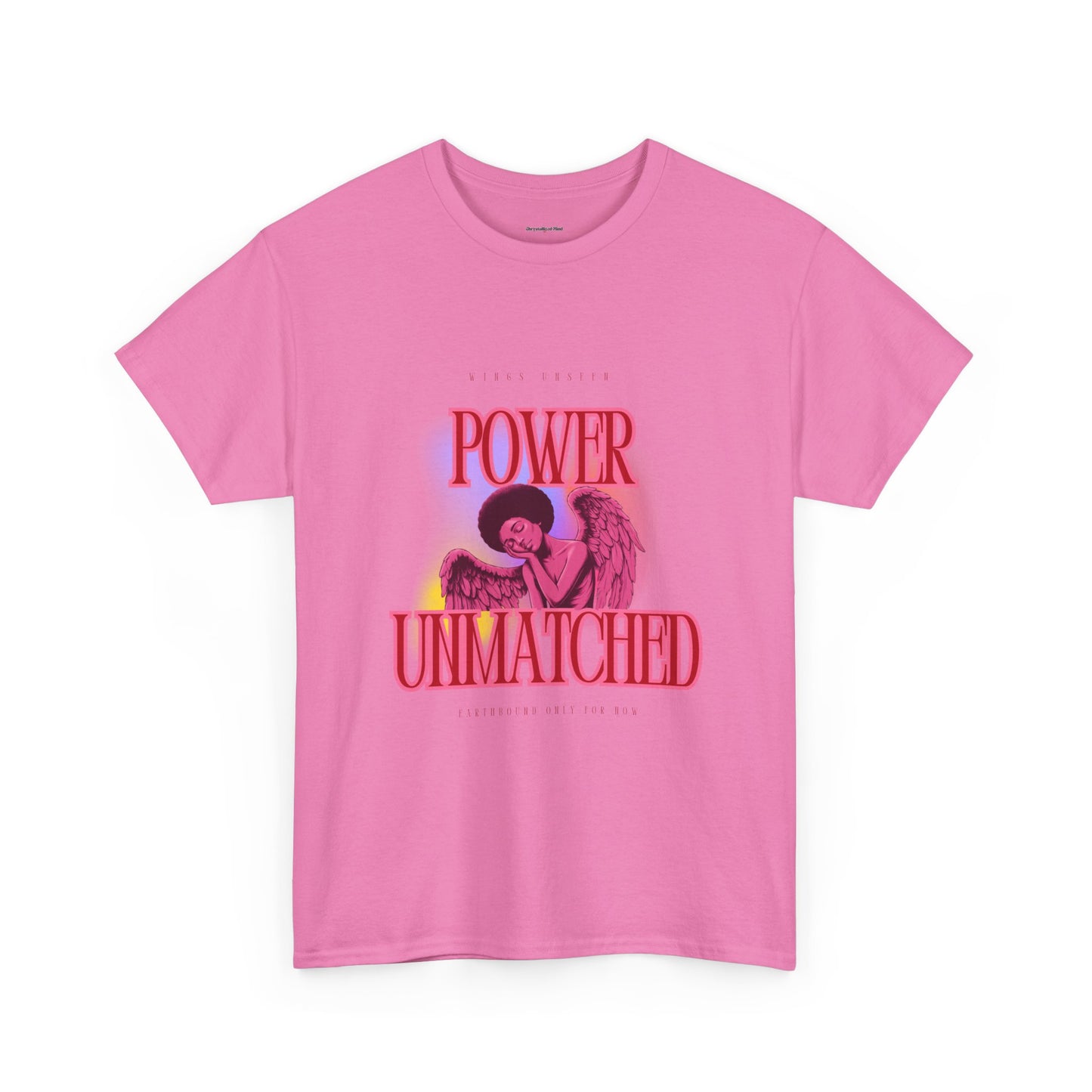 Power Unmatched- Unisex Heavy Cotton Tee - Inspirational Graphic T-Shirt