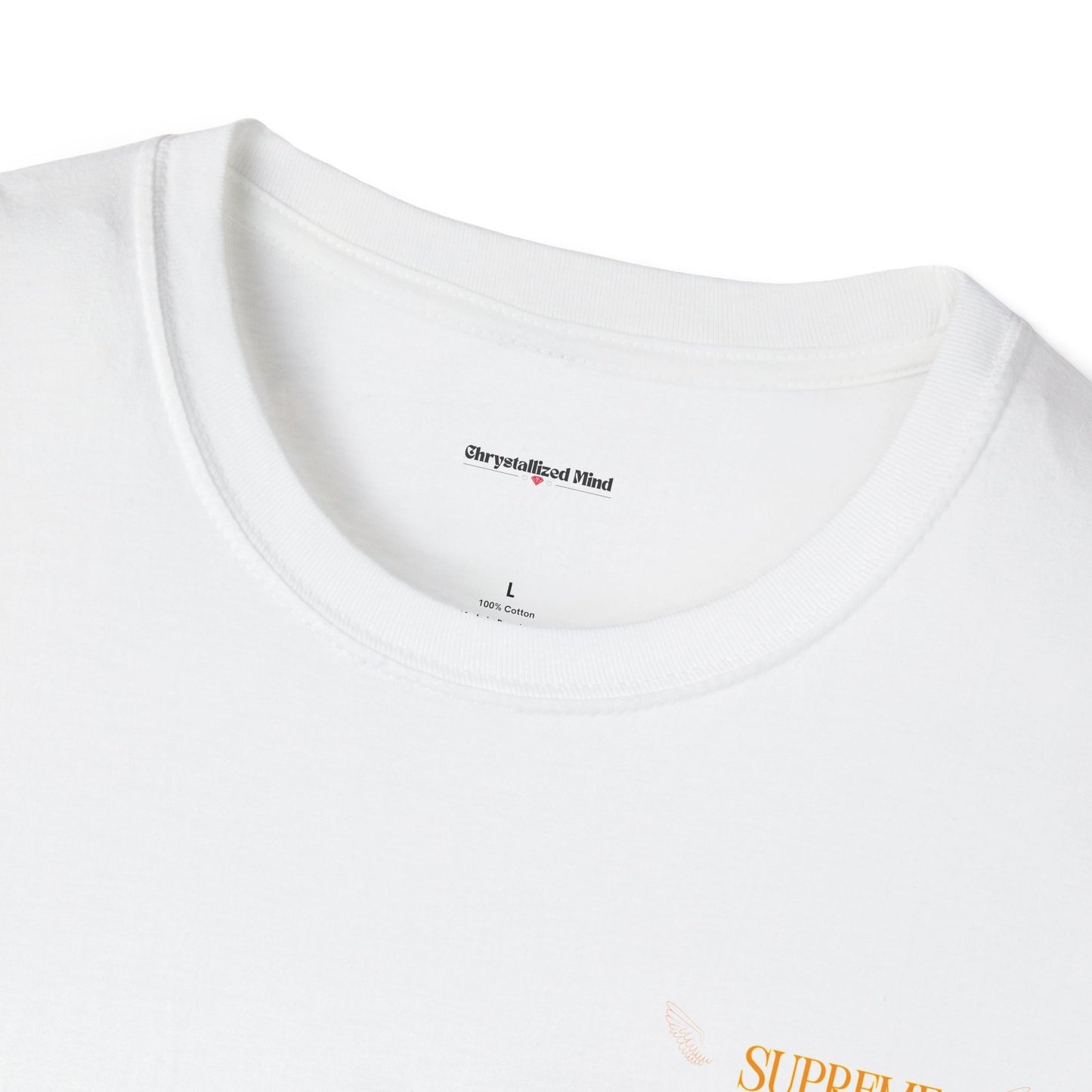 Seraphic Vibes Unisex Heavy Cotton Tee - Inspirational Graphic T-Shirt