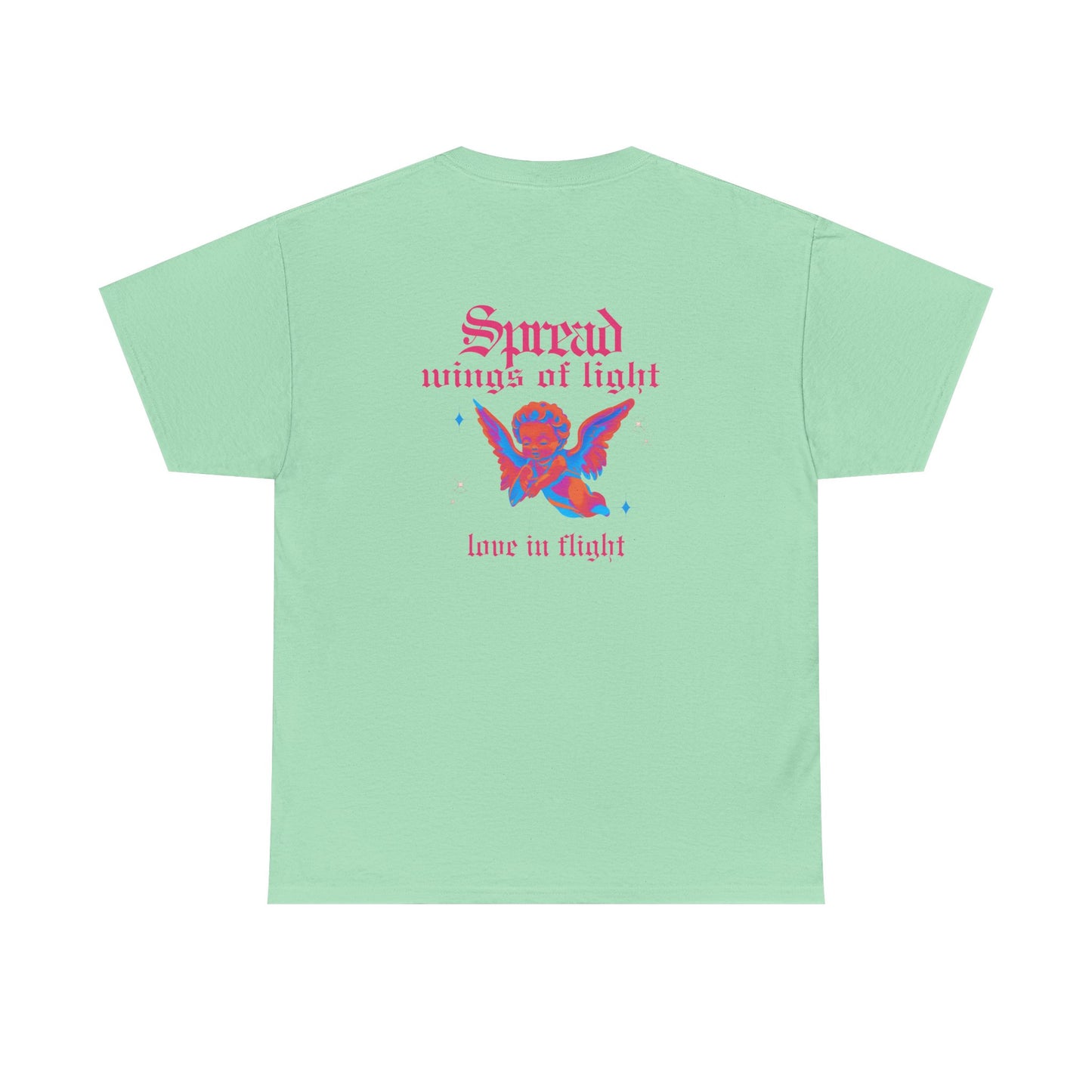 Angel Code Unisex Heavy Cotton Tee - Inspirational Graphic T-Shirt